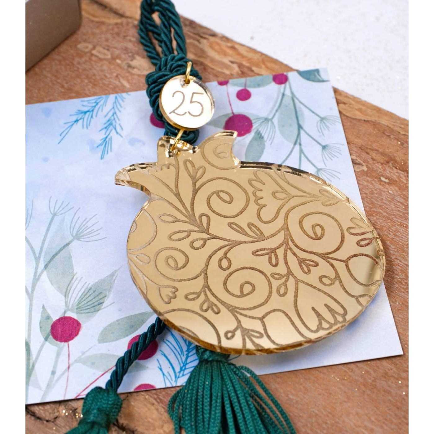 2026 Golden Pomegranate Lucky Charm — Pendants & charms from Toolittle — additional view 4