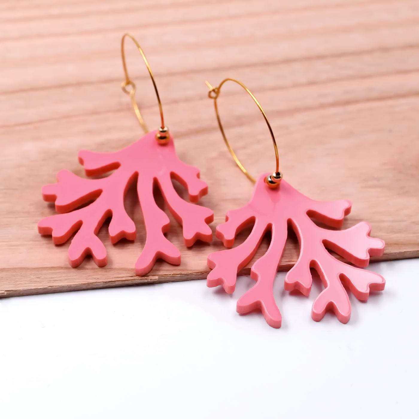Inox earrings Beach Collection — Earrings from Toolittle — additional view 2