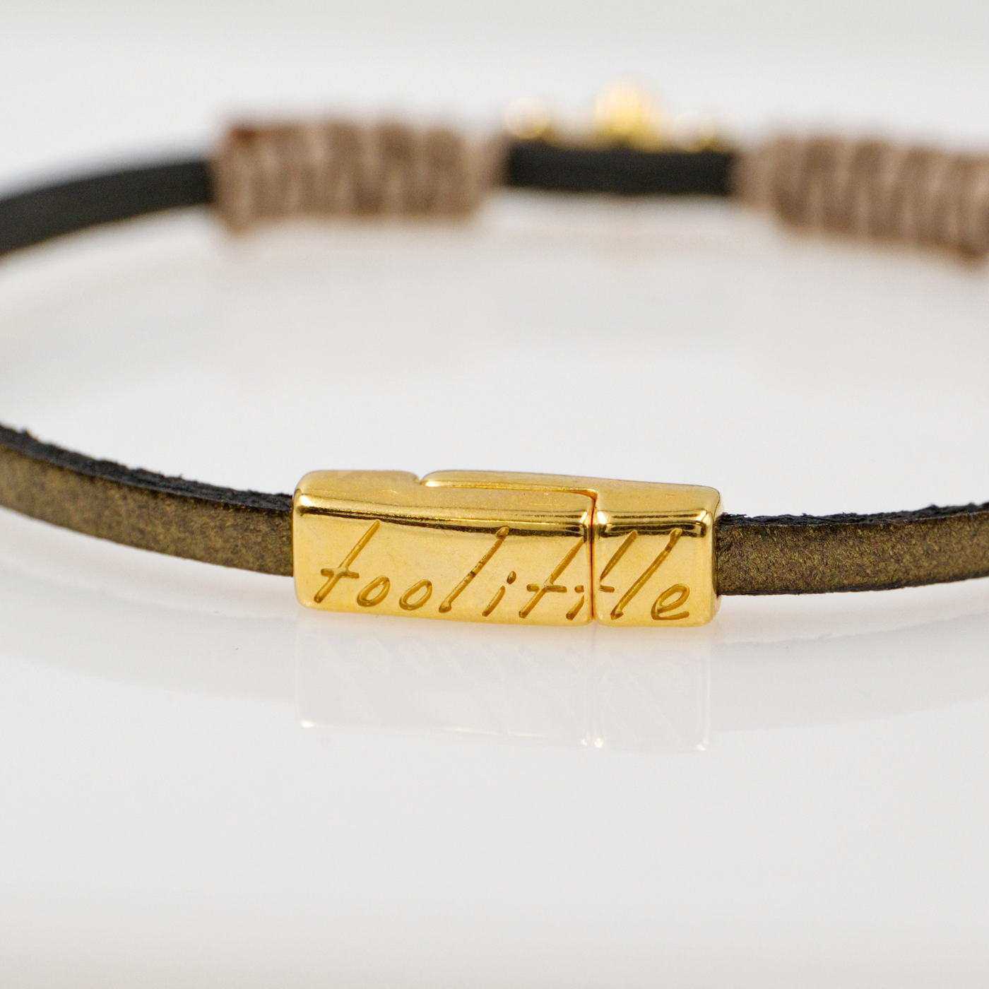 Leather Bracelet Toolittle Glitter — Bracelets from Toolittle — additional view 2
