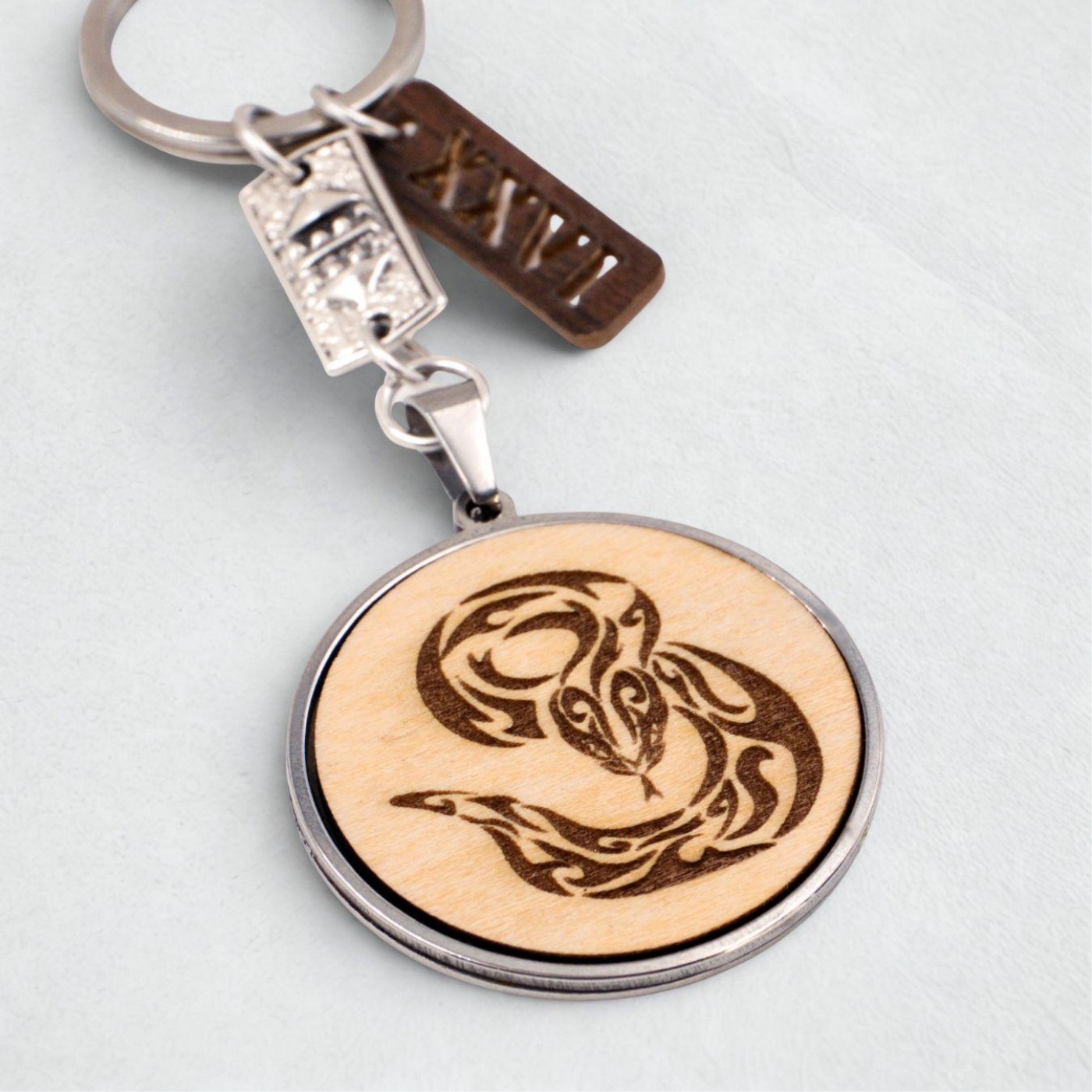 Men’s Lucky Keychain XXVI - "Snake" — Pendants & charms from Toolittle — additional view 5