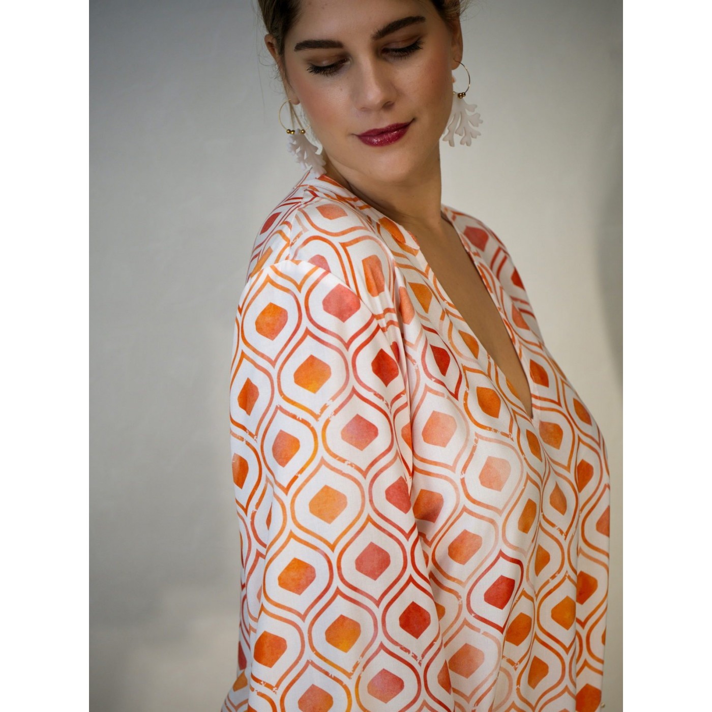 KOKKOSAMMOU Short caftan Morocco — Dresses from Toolittle — additional view 4
