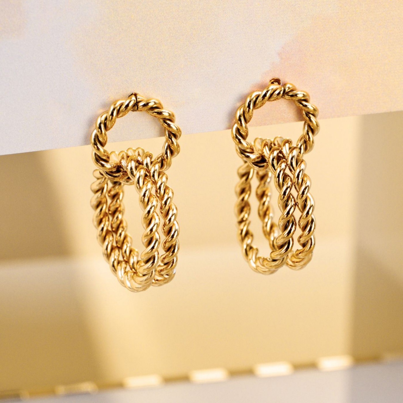 Gold-Plated Earrings – Timeless Elegance — Earrings from Toolittle — additional view 5