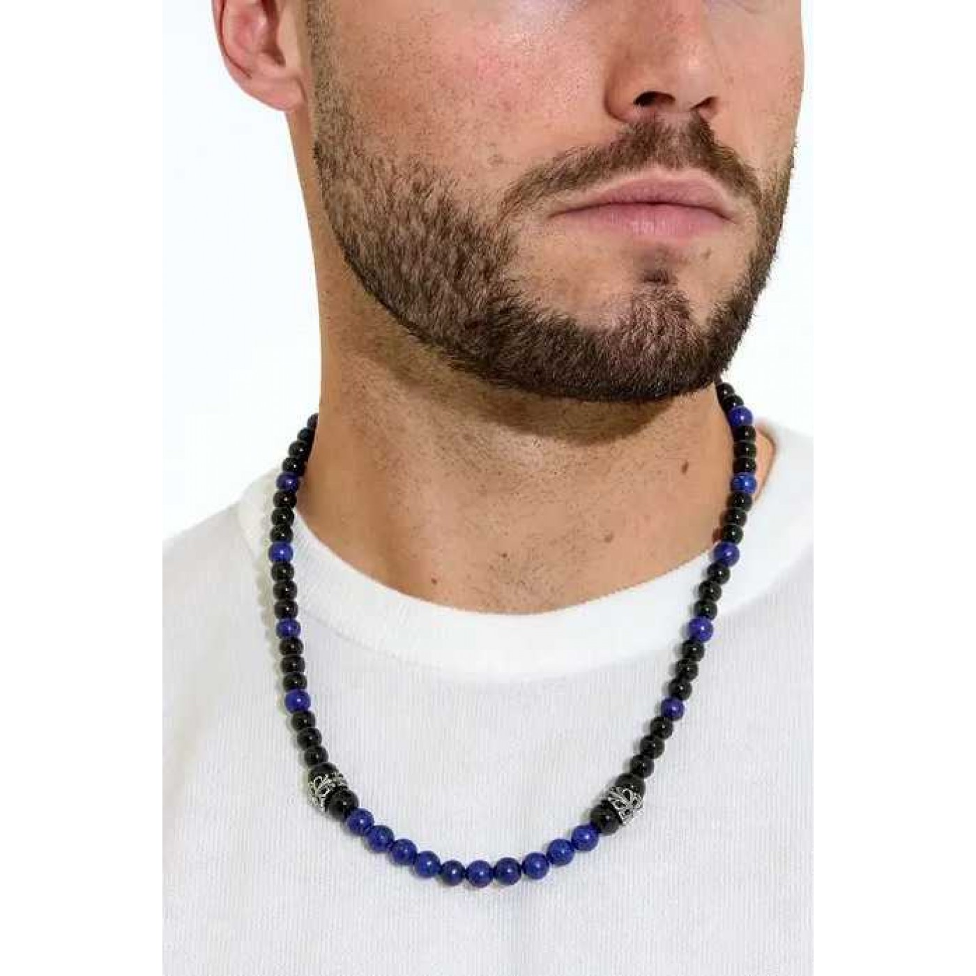Antiox Men's Necklace with semi-precious stones — Necklaces from Toolittle — additional view 2