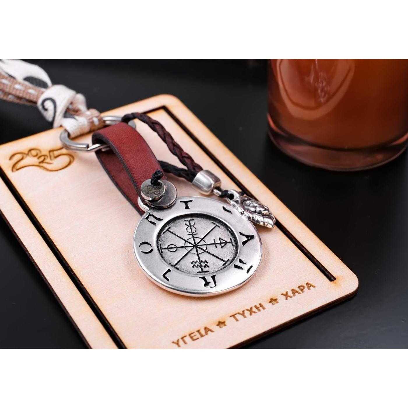 2026 Men's Lucky Keychain - Tarot Wheel of fortune — Pendants & charms from Toolittle — additional view 4