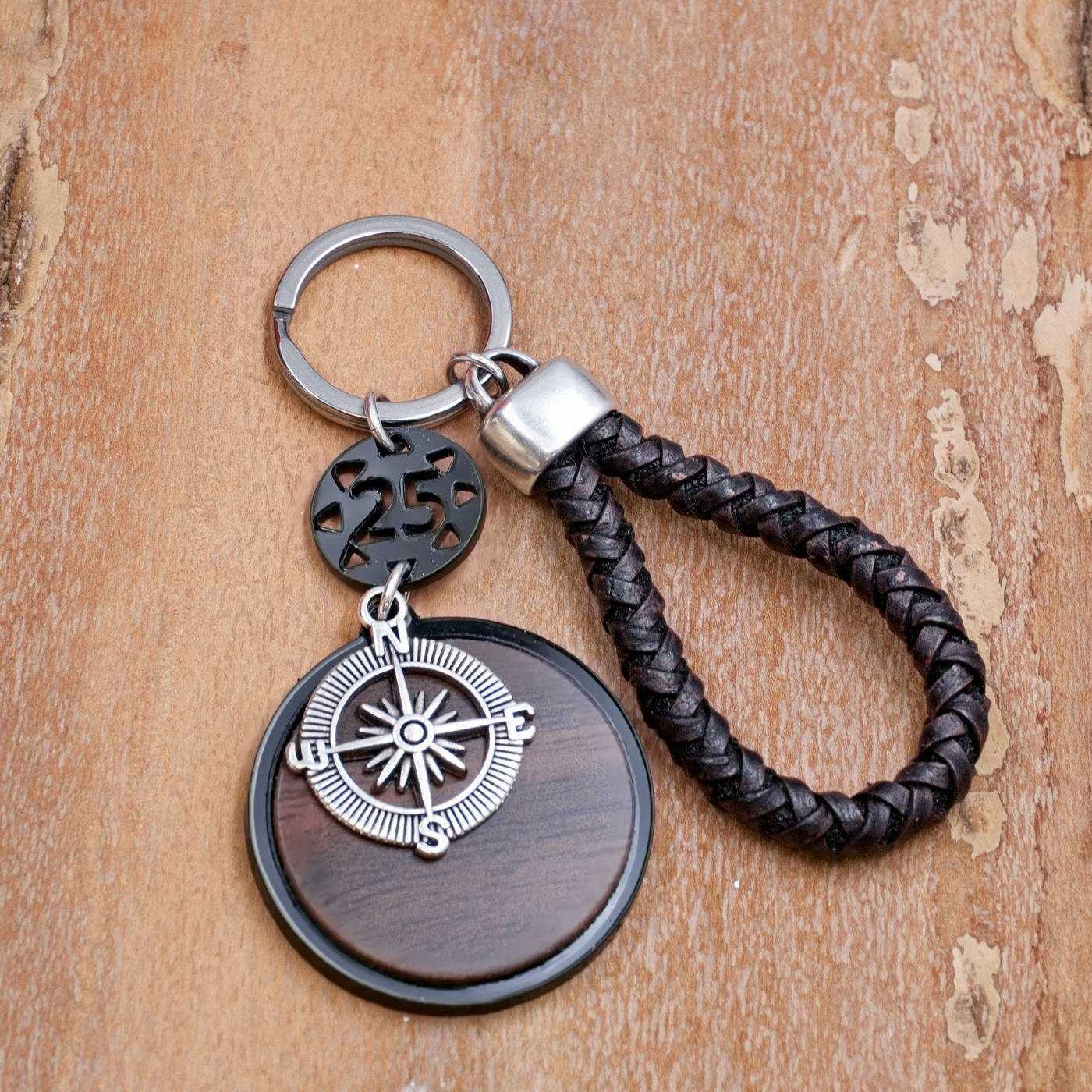 2026 Compass Men's Lucky Keychain — Pendants & charms from Toolittle — additional view 3