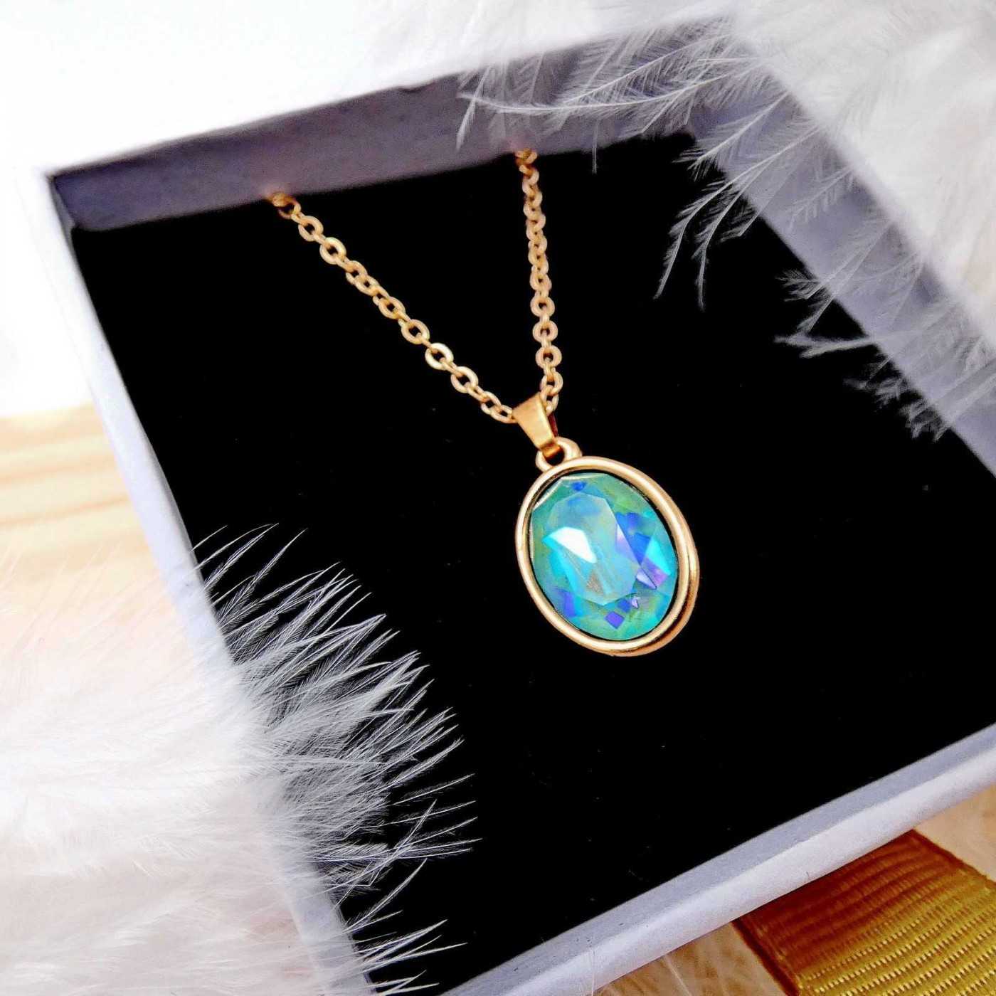 Swarovski Crystal Steel Necklace — Necklaces from Toolittle — additional view 2