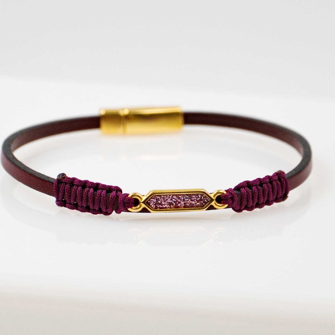 Leather Bracelet Toolittle Glitter — Bracelets from Toolittle — additional view 4