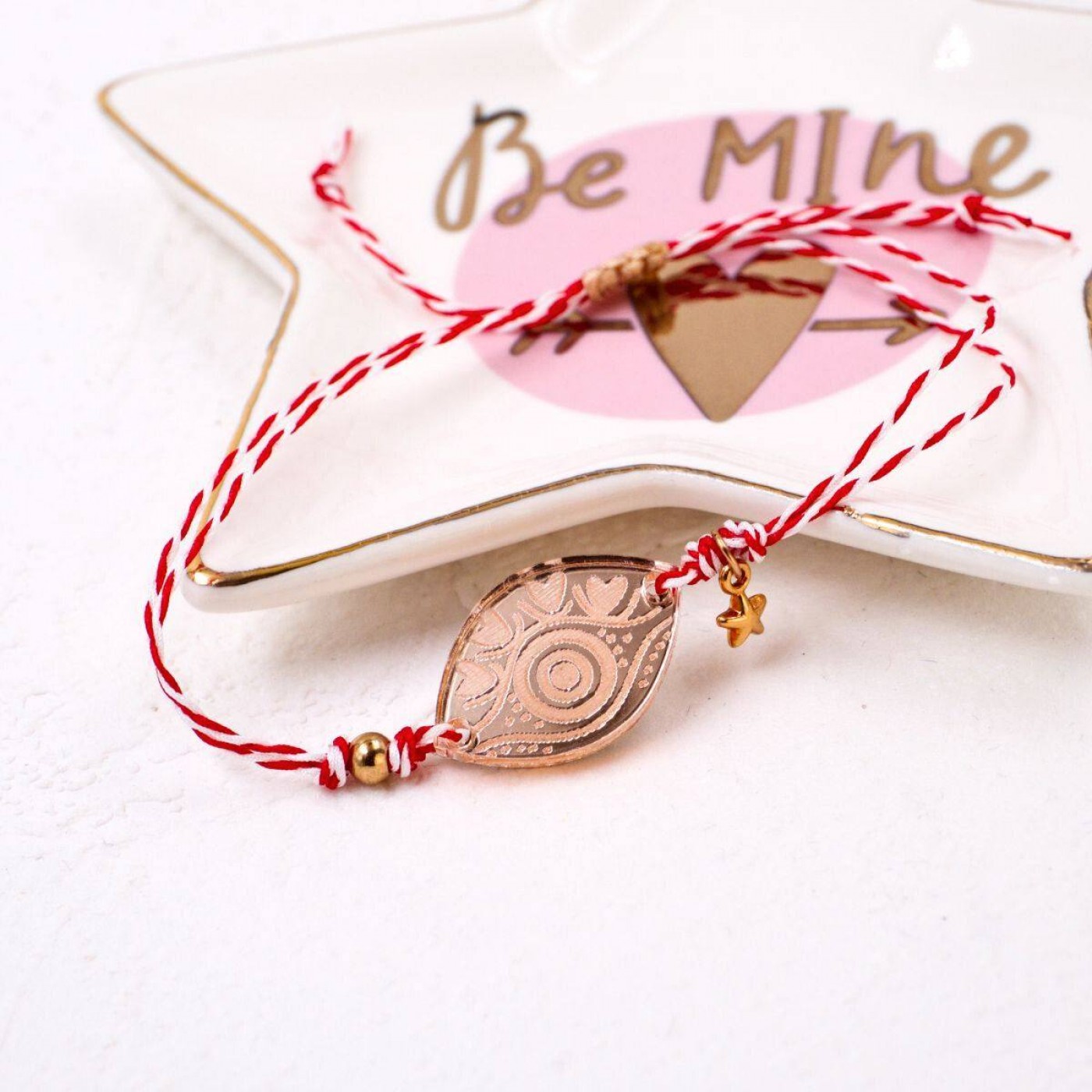 Women’s Martaki Bracelet: Plexiglass Evil Eye — Bracelets from Toolittle — additional view 5