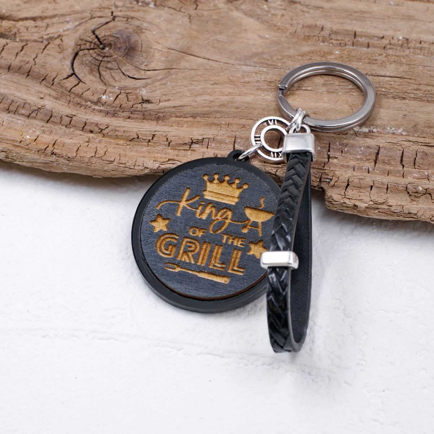 Grill King Men's Keychain — Pendants & charms from Toolittle — additional view 2