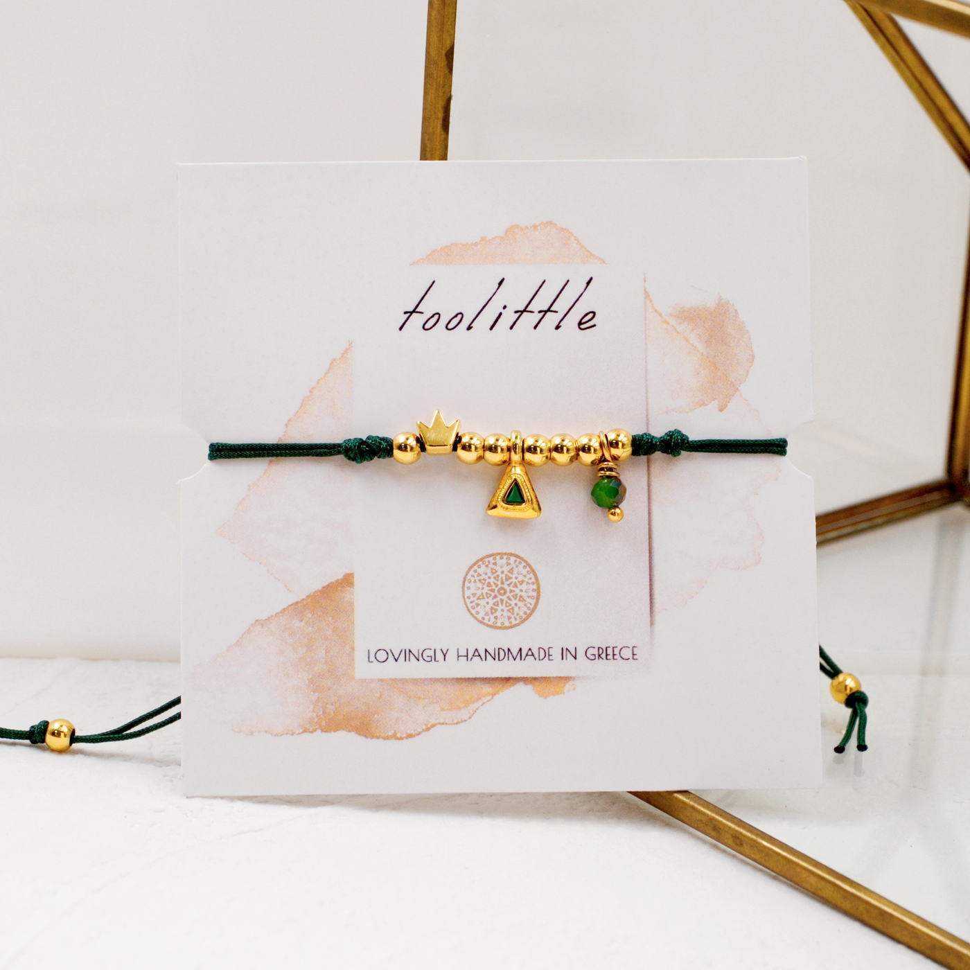 Green Cord Makrame Bracelet — Bracelets from Toolittle — additional view 5