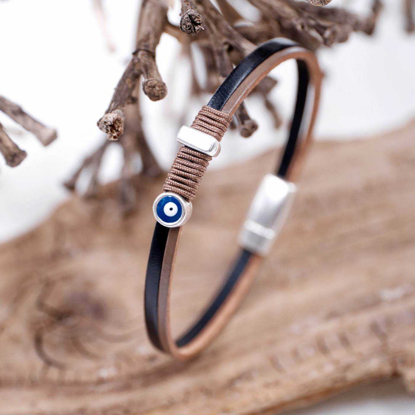Mati Men's Leather Bracelet — Bracelets from Toolittle — additional view 2