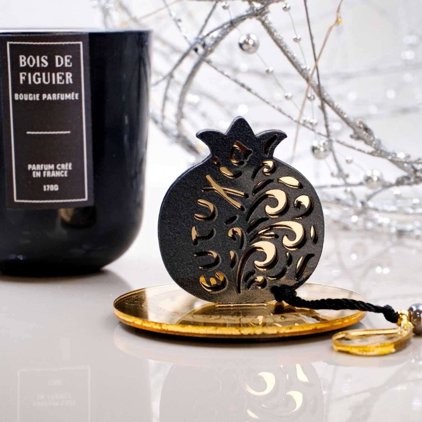 Good Luck Pomegranate Scented Candle — Pendants & charms from Toolittle — additional view 4
