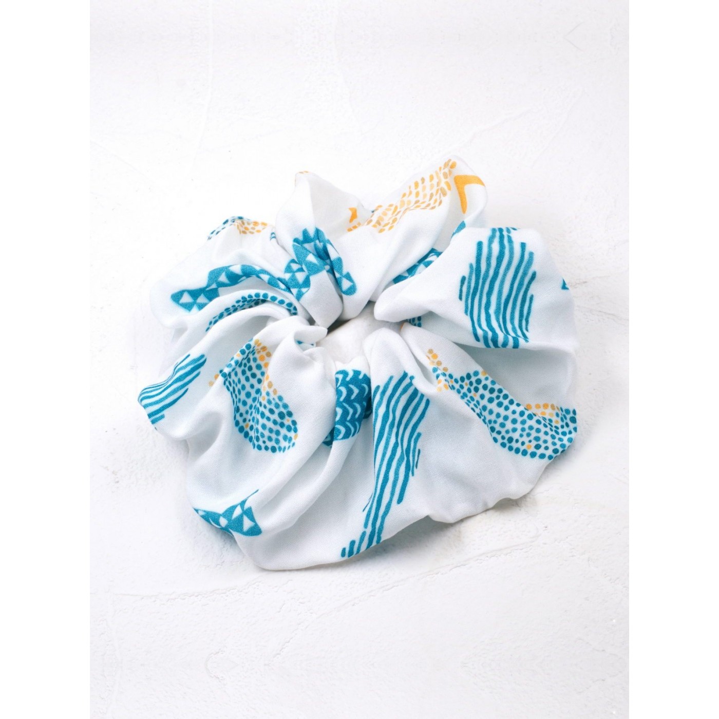 Little Fish Oversized scrunchie by KOKKOSAMMOU — Scarves & wraps from Toolittle — additional view 2