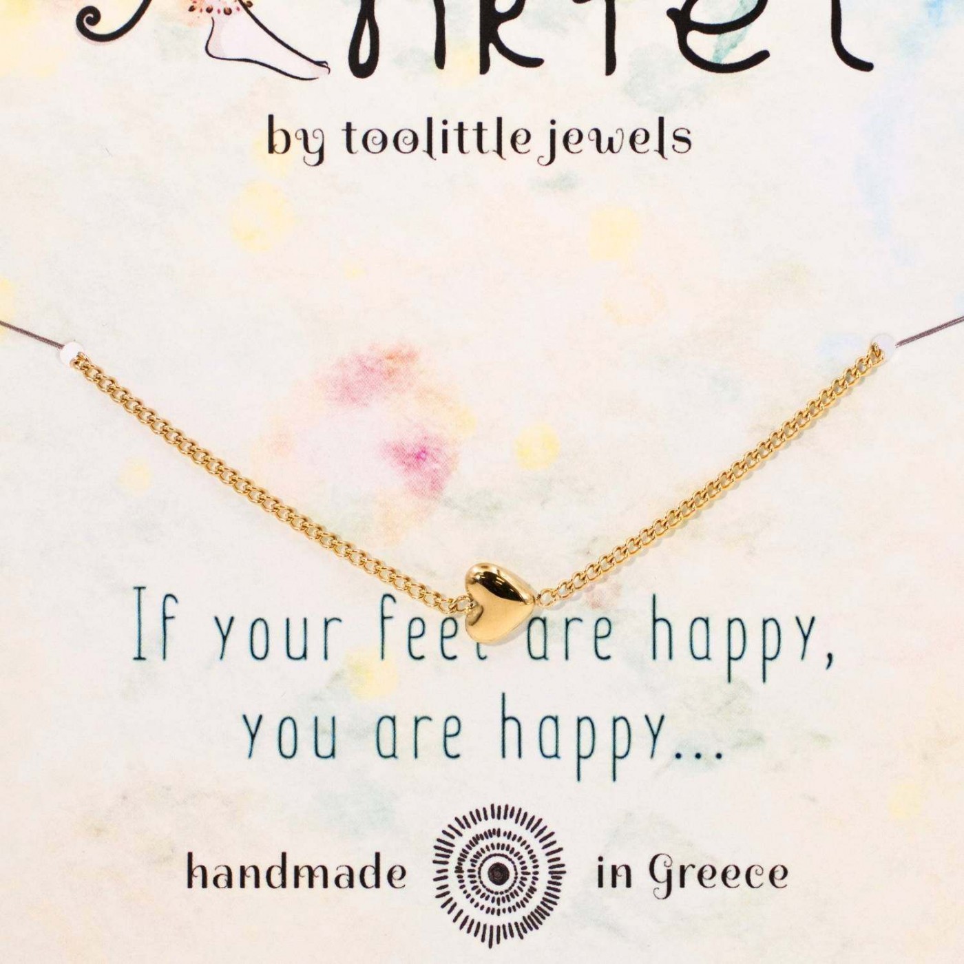 Inox Heart Chain Anklet — Anklets from Toolittle — additional view 3
