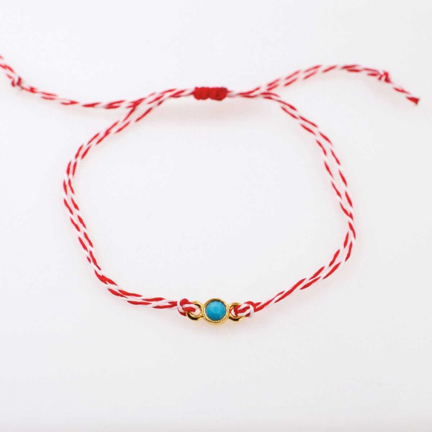 Women’s Martaki Bracelet with Turquoise Stone | Handmade — Bracelets from Toolittle — additional view 2
