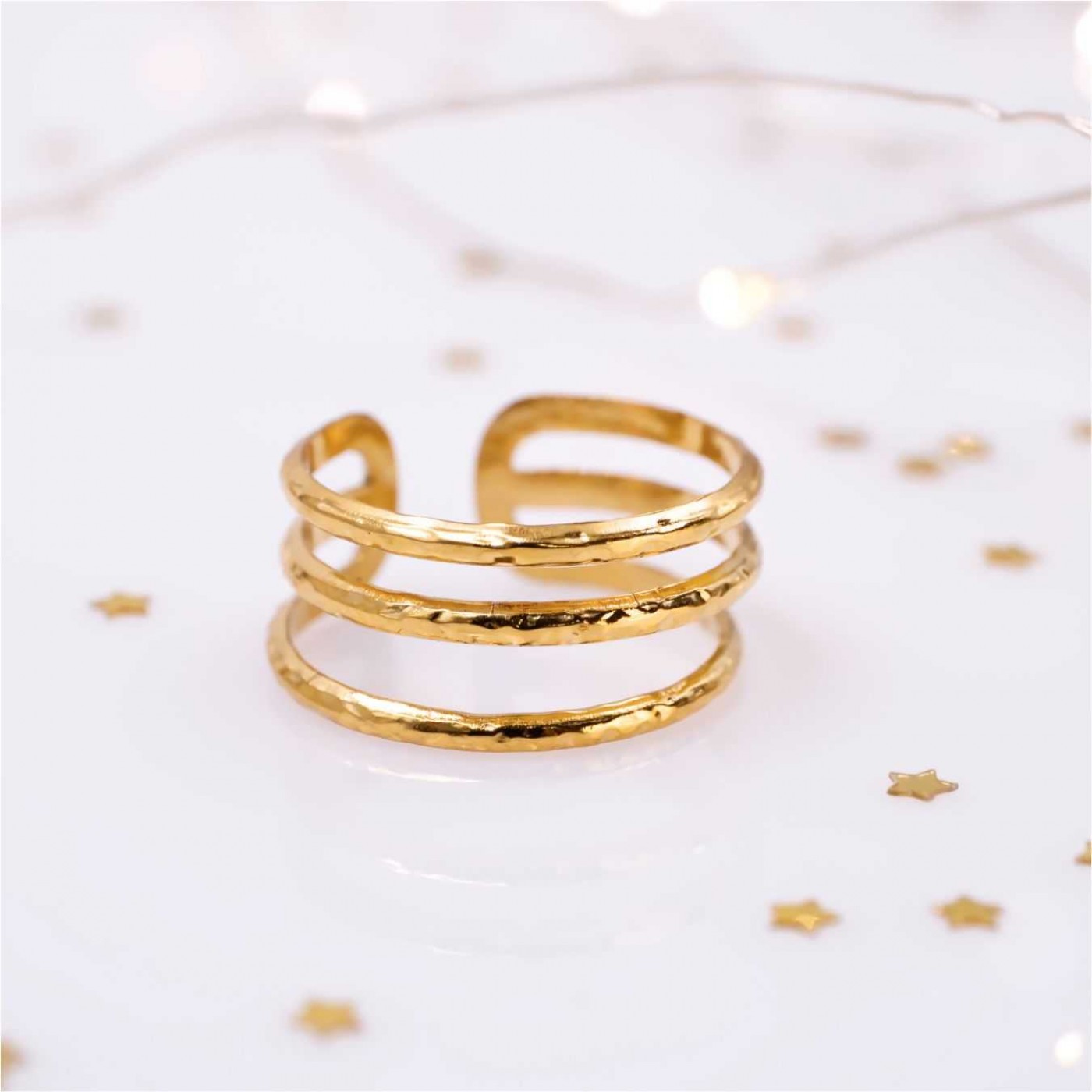 Gold-Plated Stainless Steel Ring — Rings from Toolittle — additional view 2
