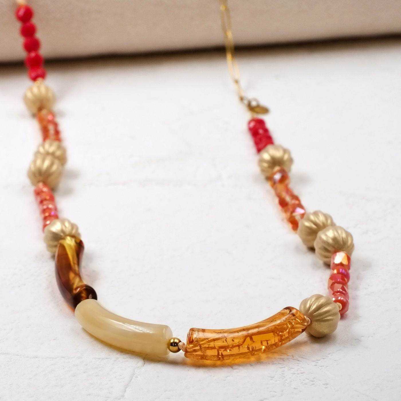 Long Necklace of Stainless Steel