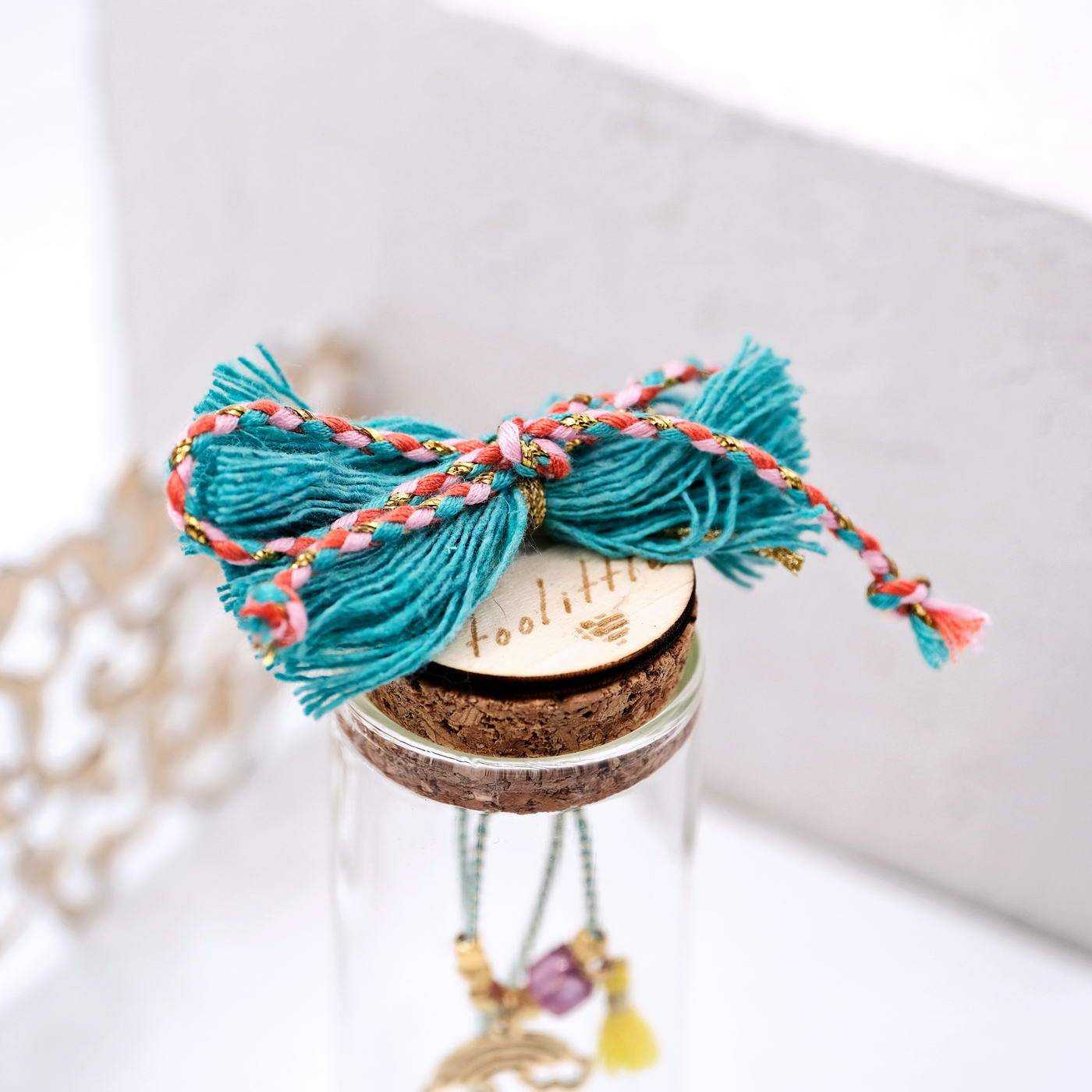 Kid's necklace Rainbow in a bottle — Necklaces from Toolittle — additional view 3