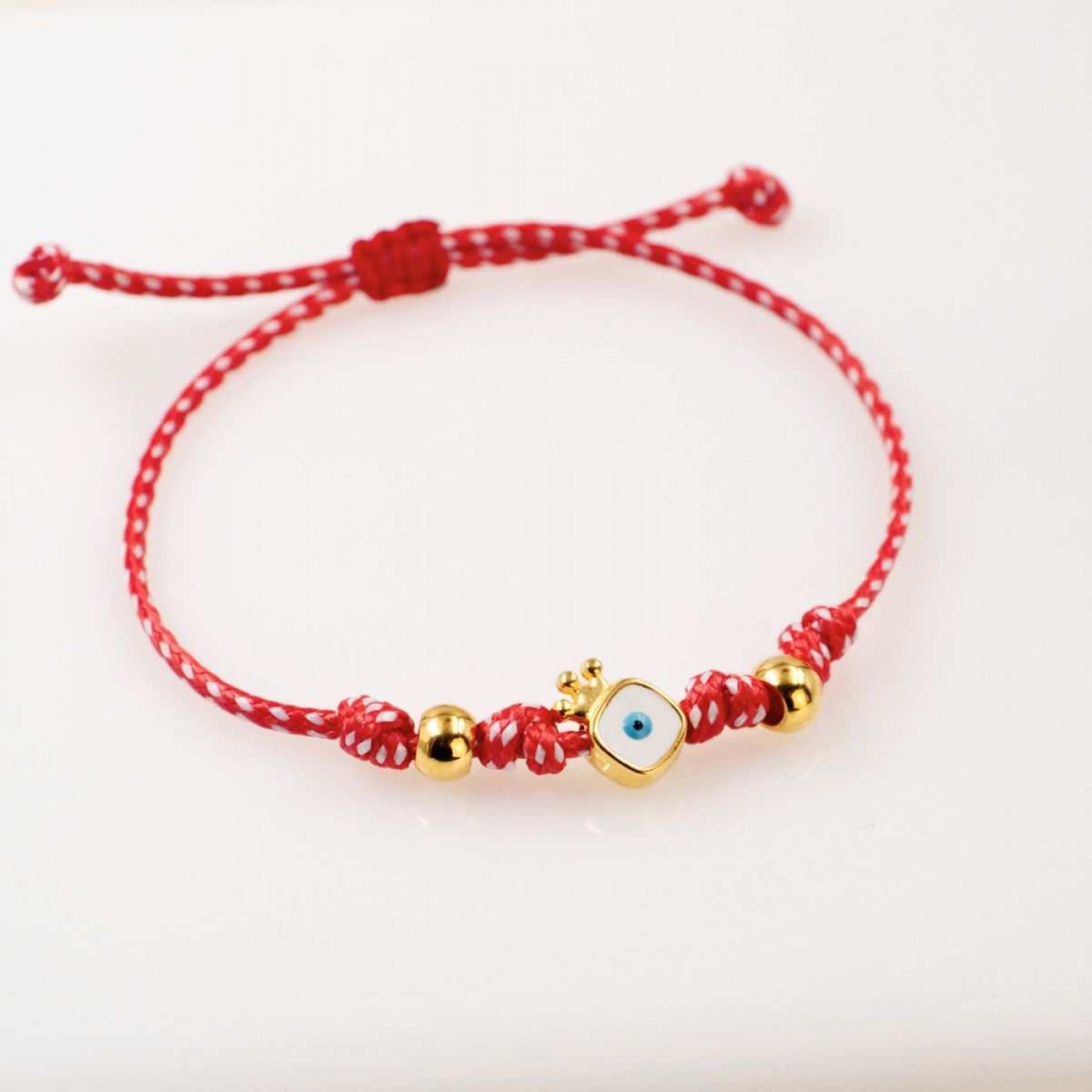 Women’s Martaki Bracelet: Metal Crown with Enamel Eye — Bracelets from Toolittle — additional view 2