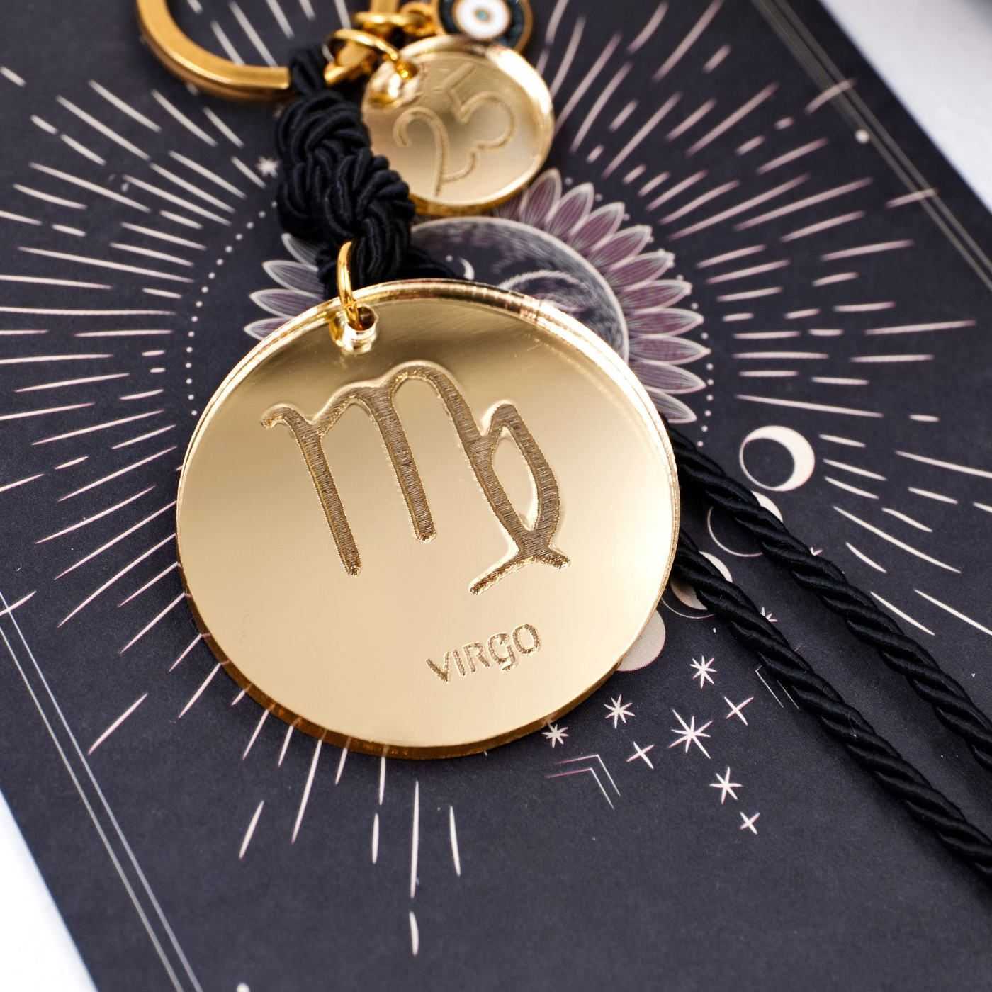 Virgo Sign Lucky Keychain — Pendants & charms from Toolittle — additional view 3