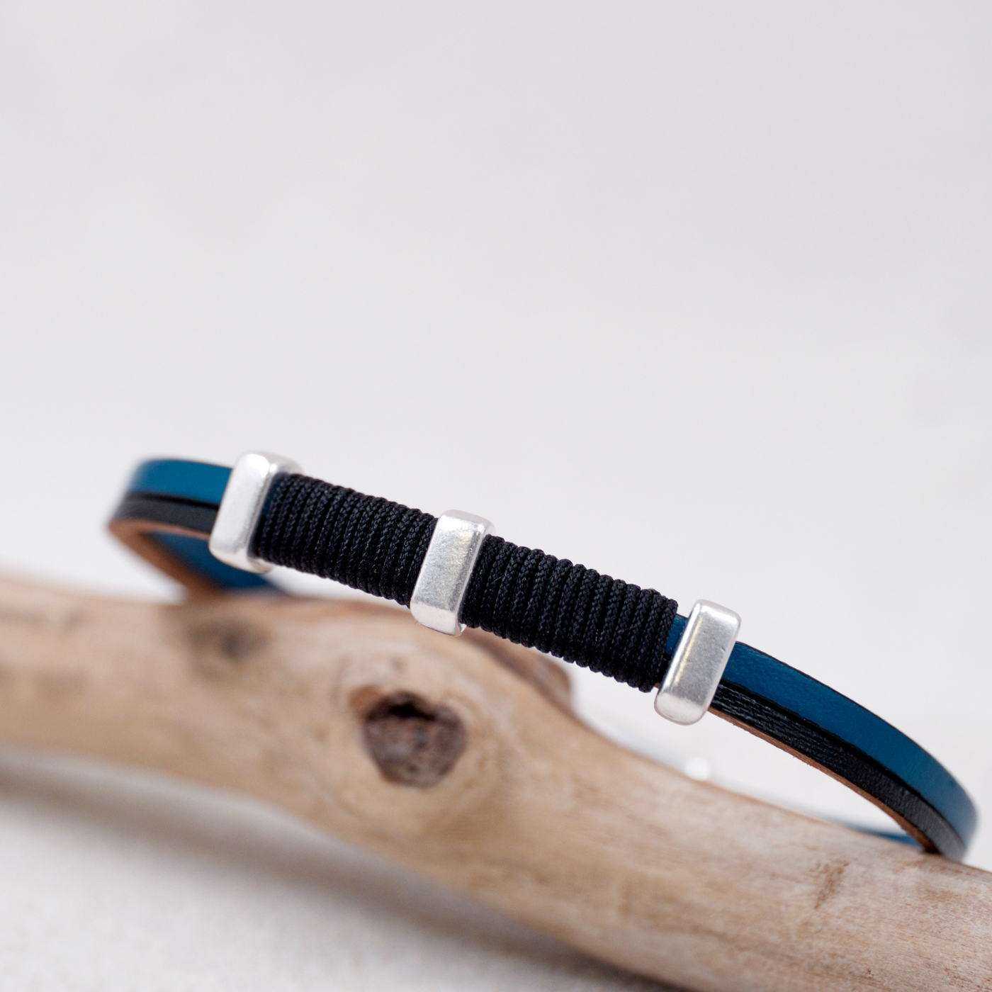 Men's Leather Bracelet Antiox — Bracelets from Toolittle — additional view 2