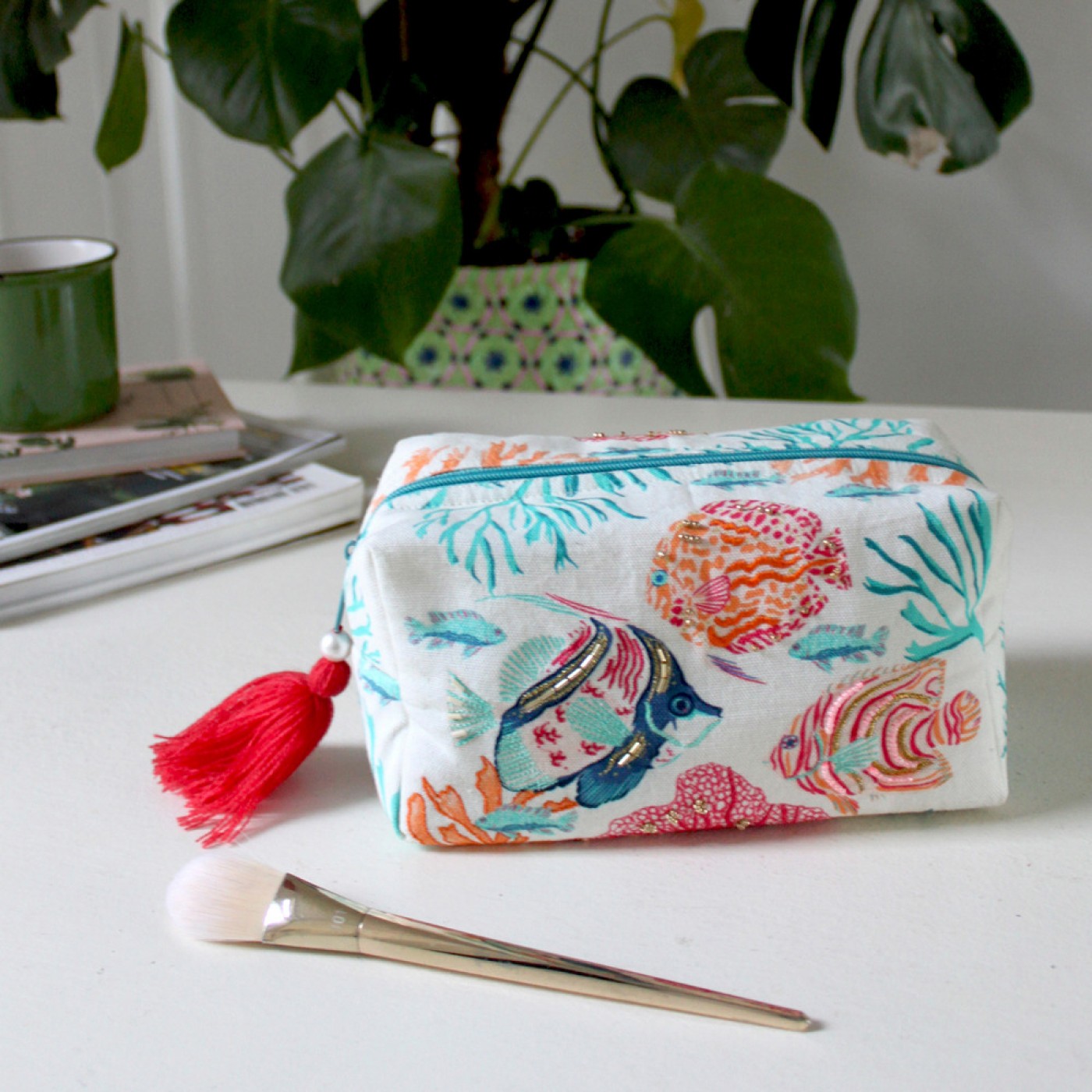 Coral Fish Cosmetic Bag — Bags & purses from Toolittle — additional view 4