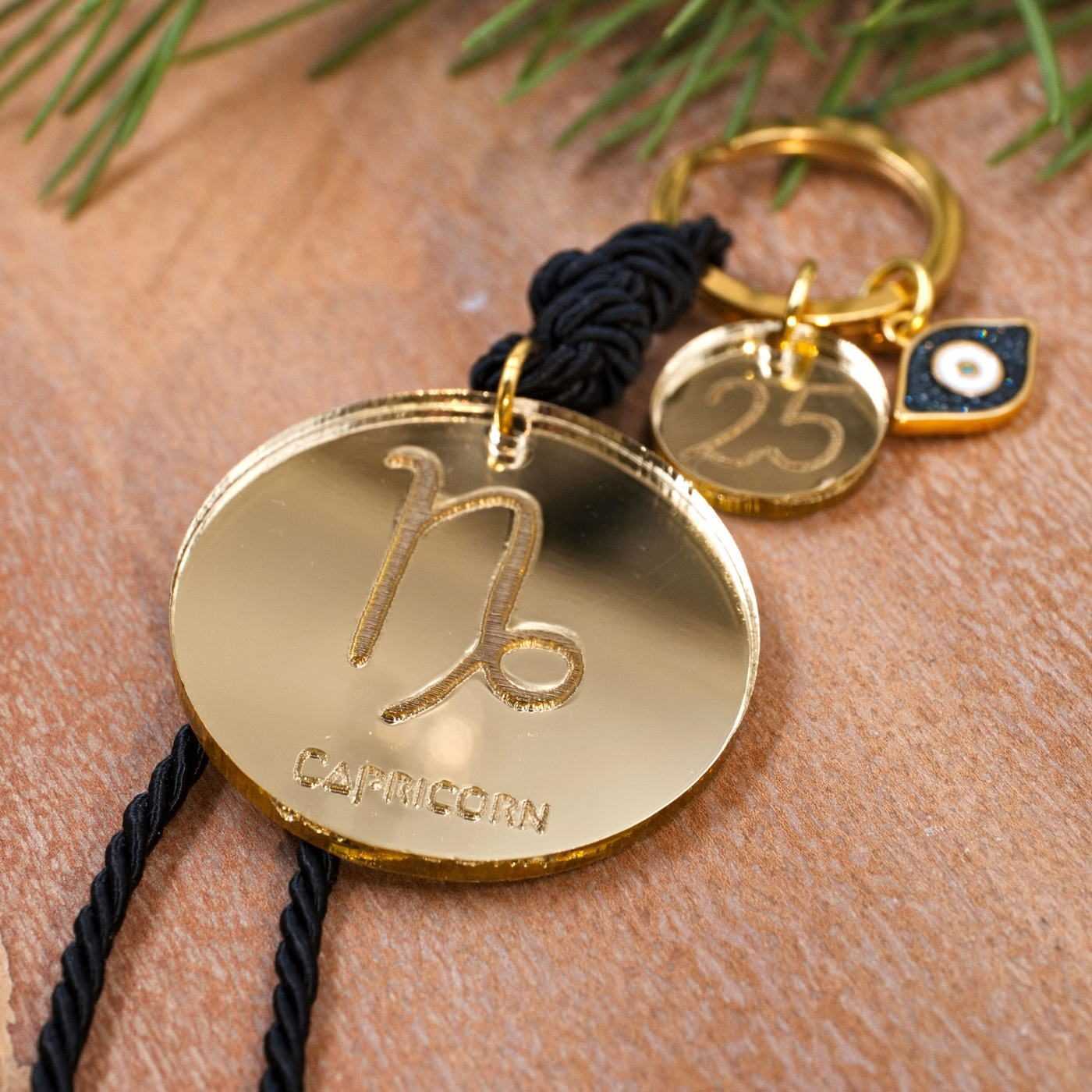 Capricorn Sign Lucky Keychain