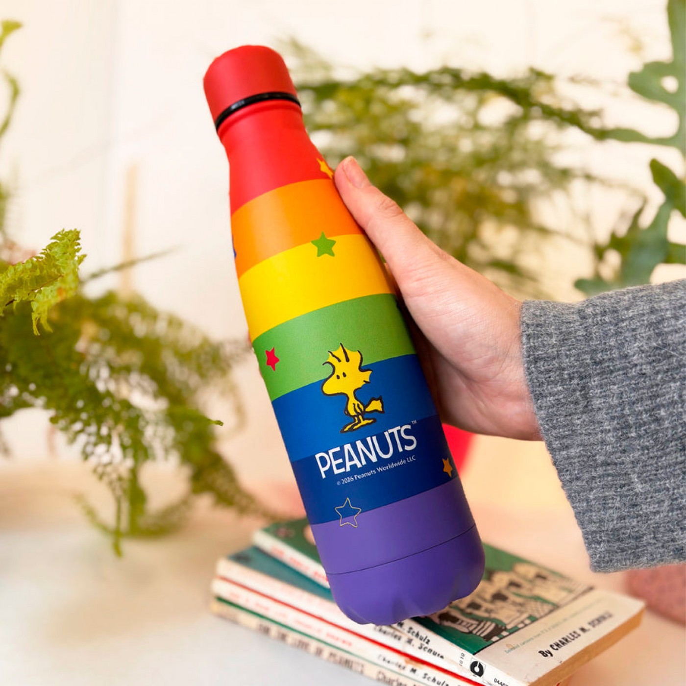 Stainless Water Bottle | Peanuts Rainbow — Ceramics & pottery from Toolittle — additional view 2