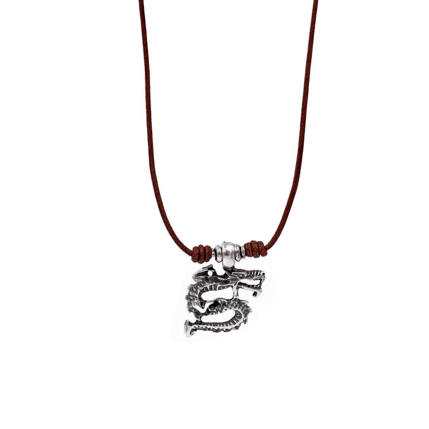 Men's necklace Silver Dragon — Necklaces from Toolittle — additional view 3