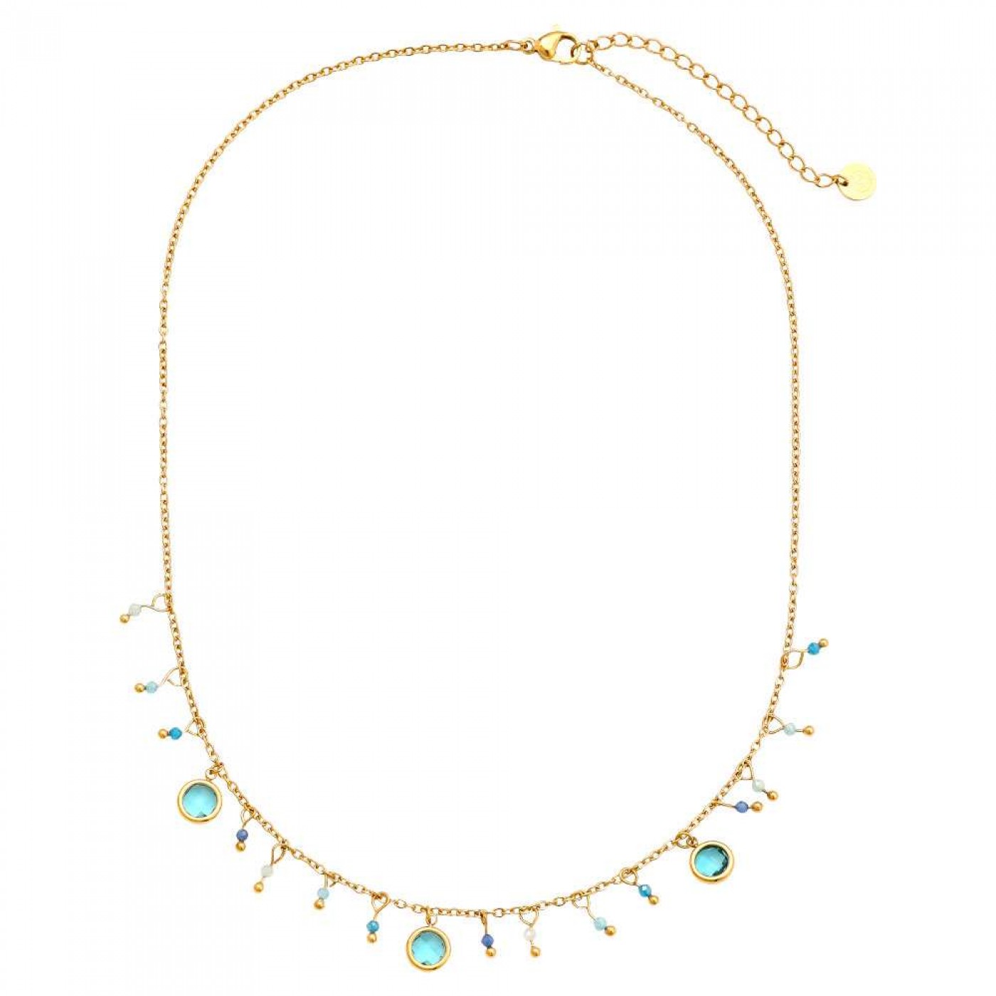 Stainless Steel Jewelry: Necklace with Crystals — Necklaces from Toolittle — additional view 4