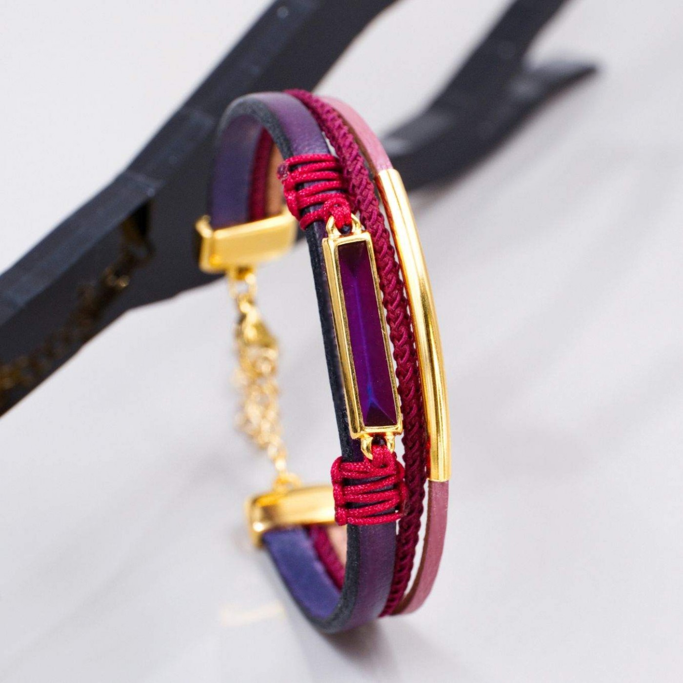 Women's Leather Bracelet — Bracelets from Toolittle — additional view 3