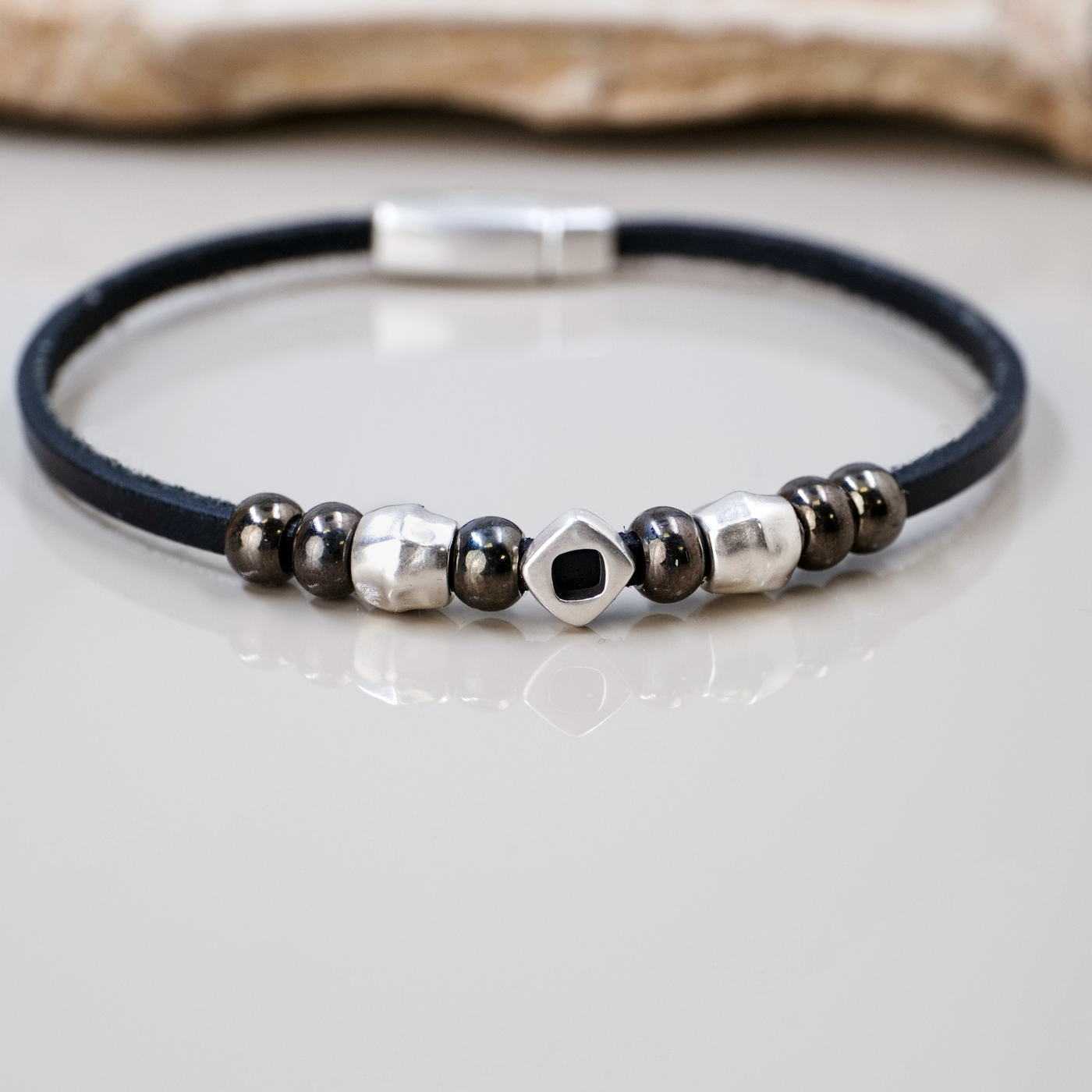 Leather Men's Bracelet — Bracelets from Toolittle — additional view 2