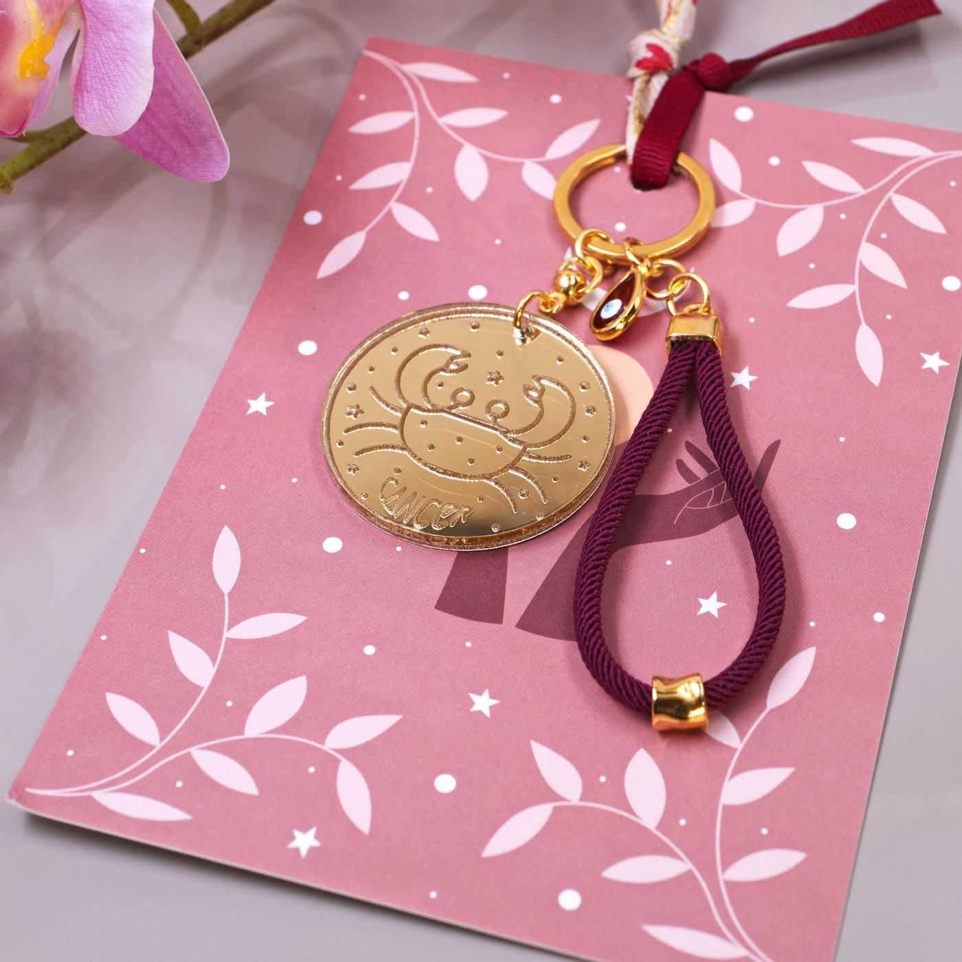 Cancer Sign Keychain — Pendants & charms from Toolittle — additional view 4