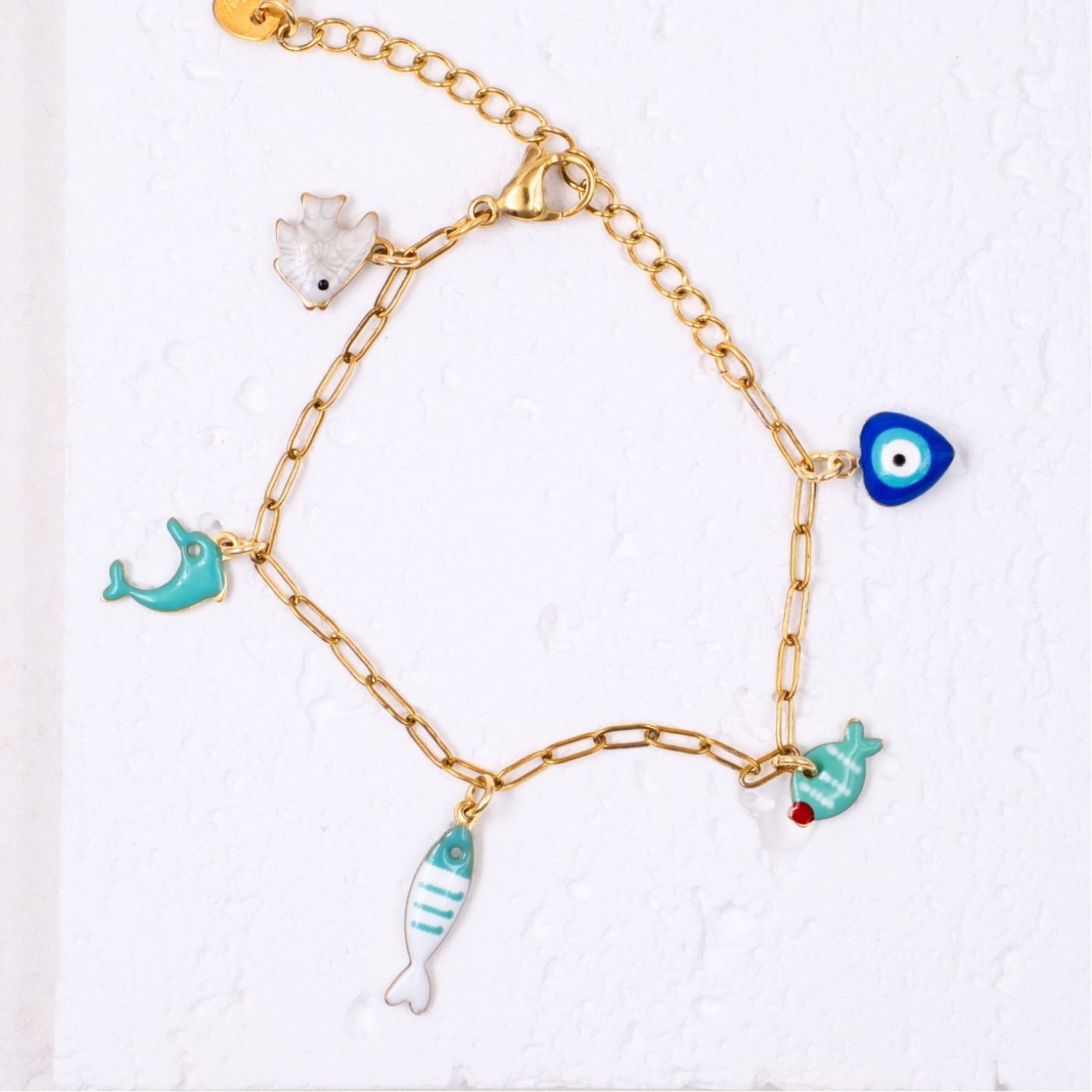 Kid's Fish Inox Chain Bracelet — Bracelets from Toolittle — additional view 2