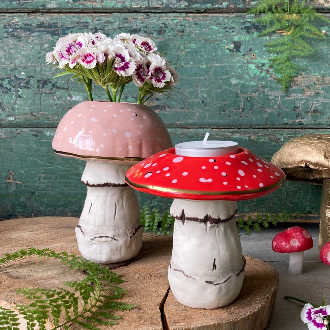 Forage Mushroom Tea Light Holder — Decorative objects from Toolittle — additional view 7
