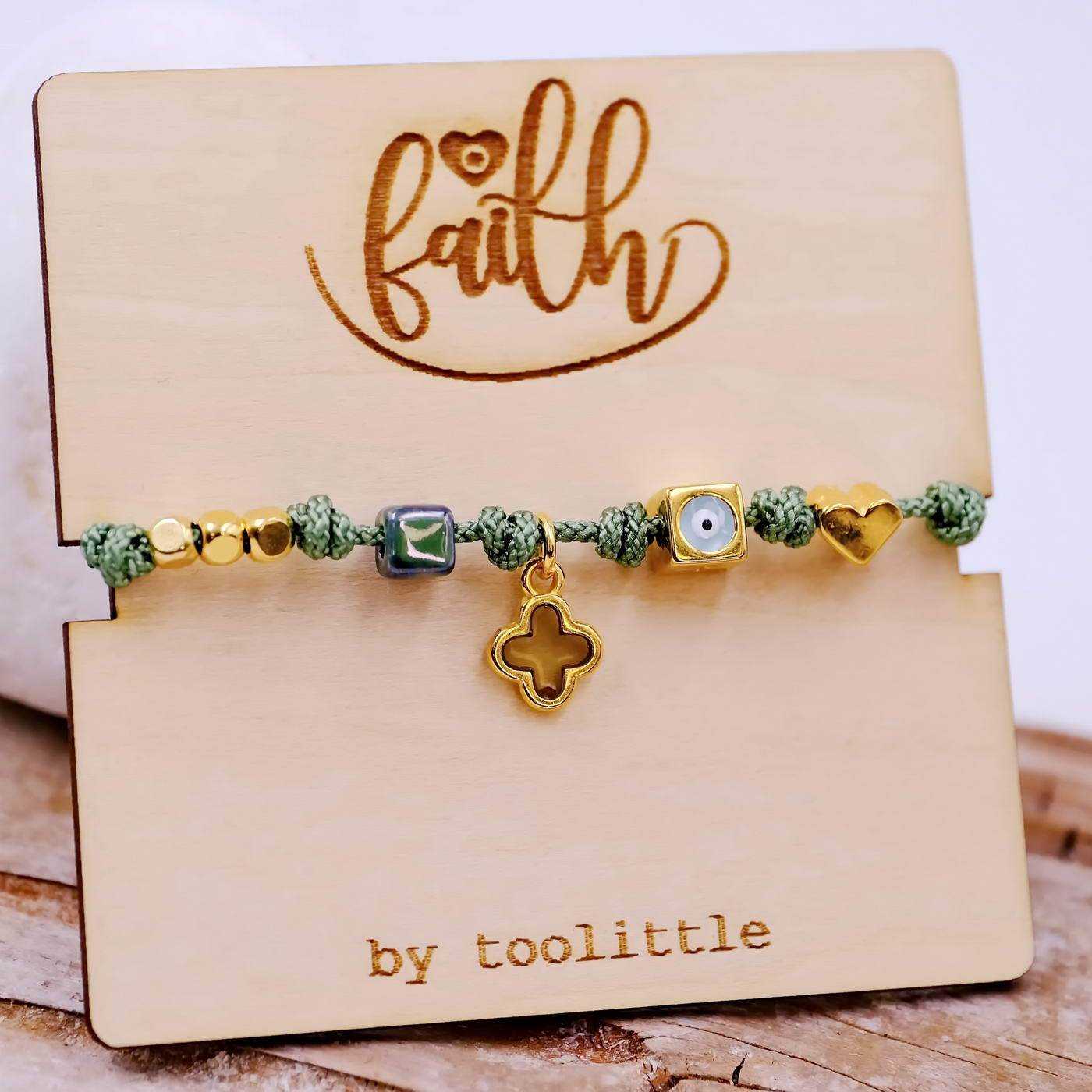 Makrame bracelet Faith — Bracelets from Toolittle — additional view 2