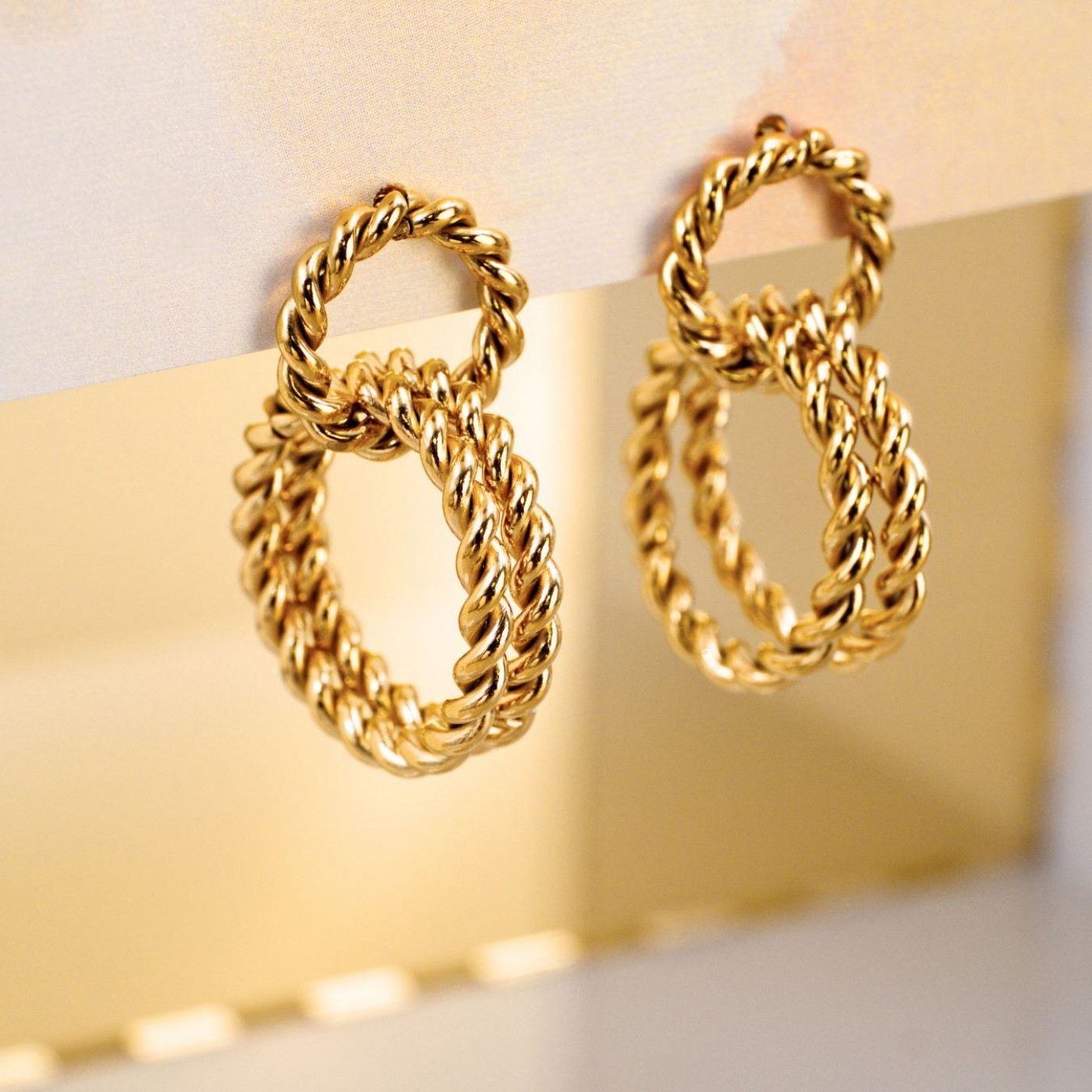 Gold-Plated Earrings – Timeless Elegance — Earrings from Toolittle — additional view 6