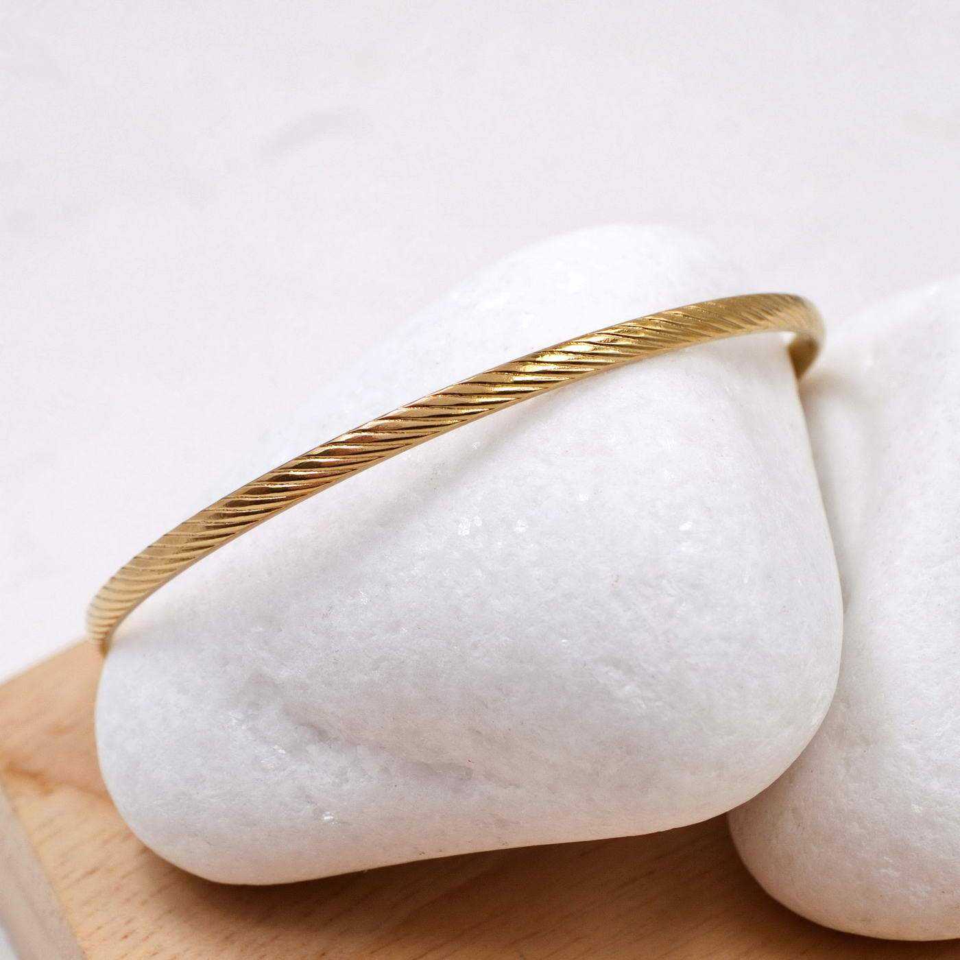 Stainless Steel Bangle Bracelet — Bracelets from Toolittle — additional view 3