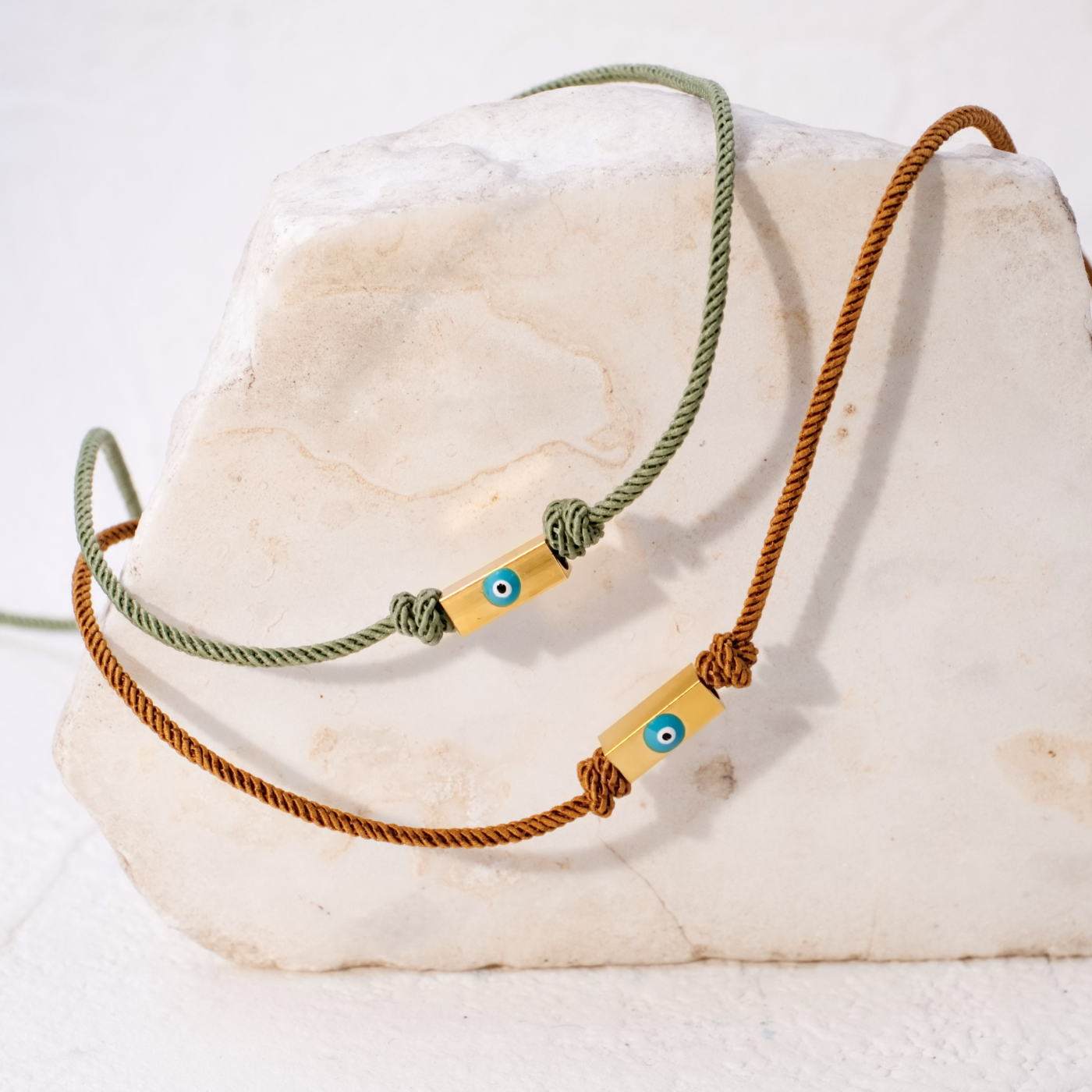 Stainless Steel Evil Eye Short Necklace — Necklaces from Toolittle — additional view 3