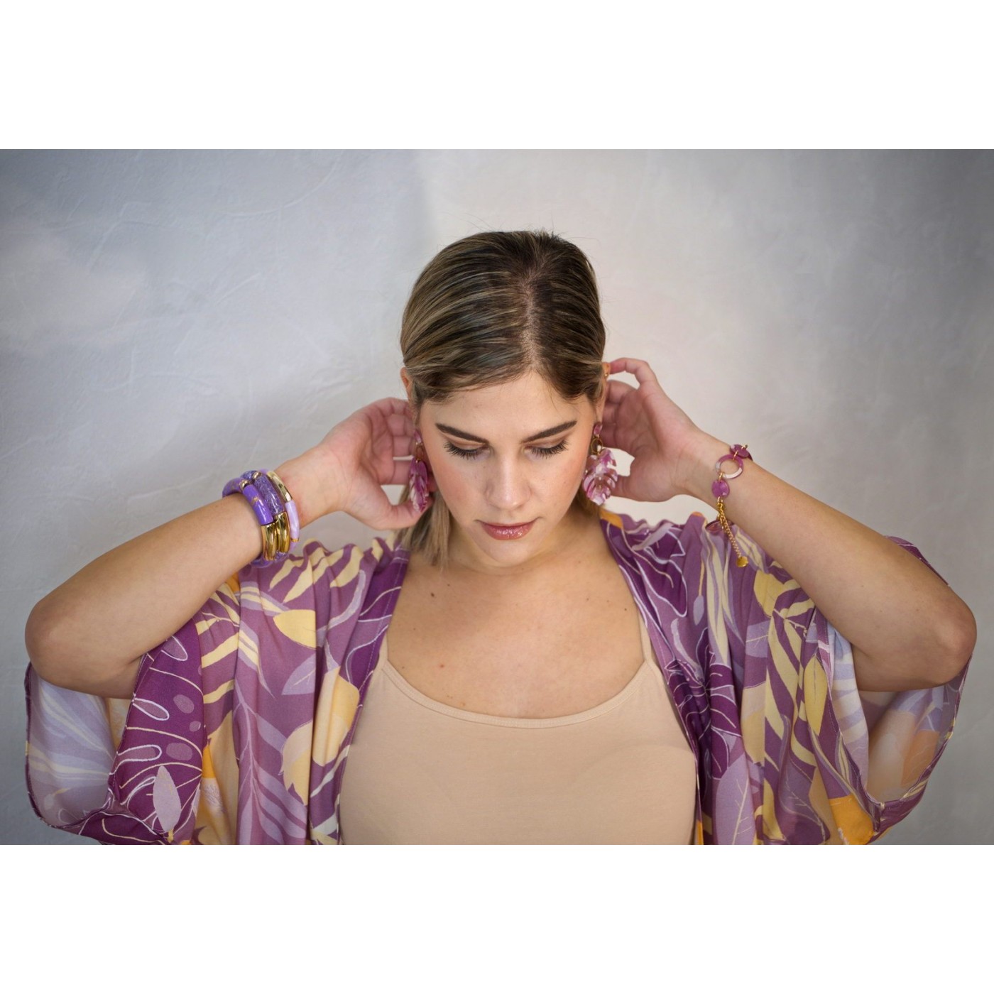 KOKKOSAMMOU Kimono Peach Fuzz — Dresses from Toolittle — additional view 4