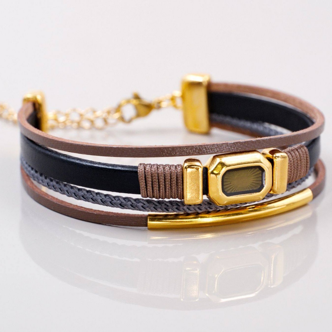Women's Leather Bracelet — Bracelets from Toolittle — additional view 2