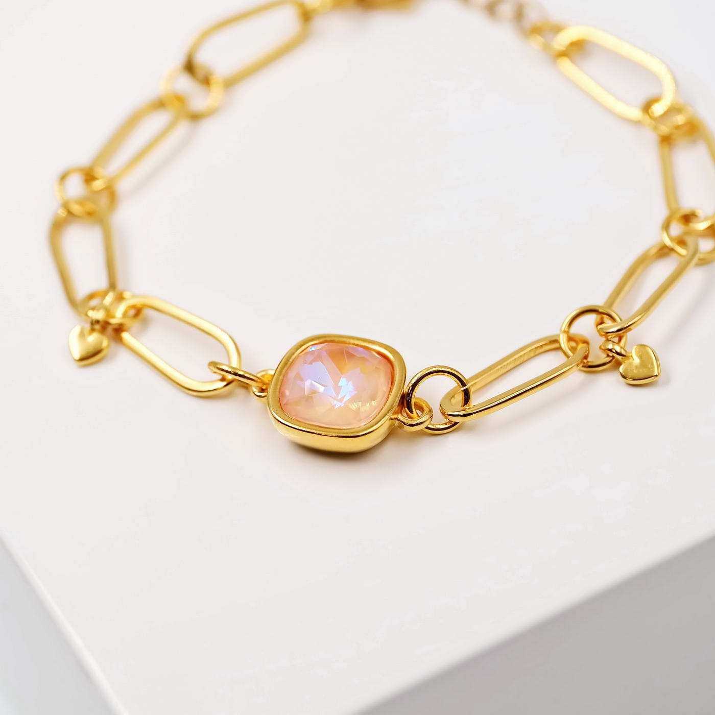 Chain bracelet with Austrian crystal — Bracelets from Toolittle — additional view 3