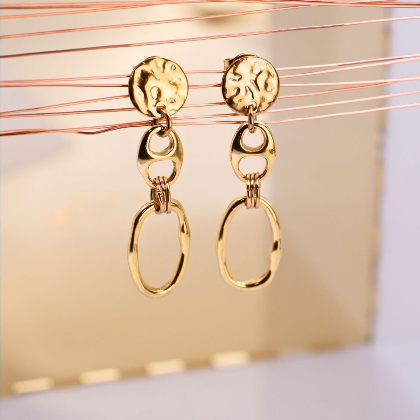 Gold-Plated Earrings - Elegant Essentials