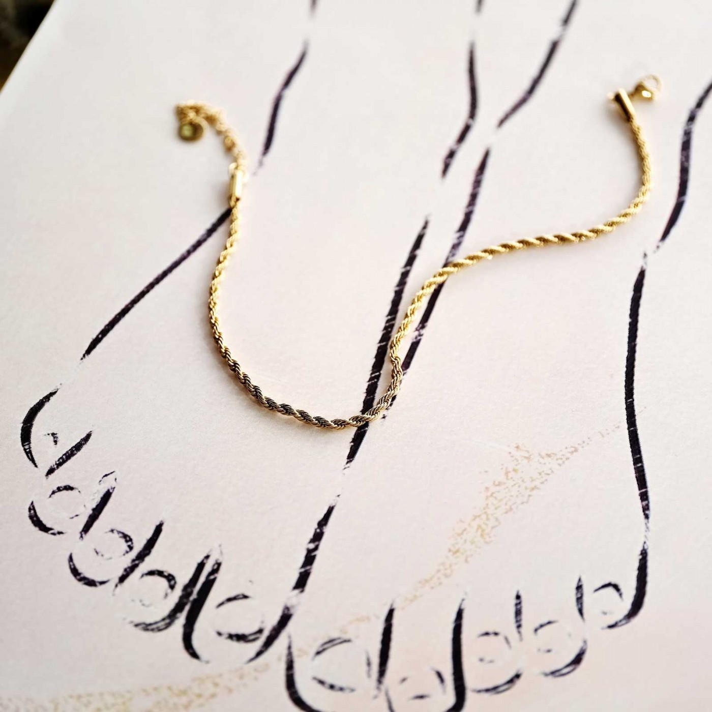 Stainless steel anklet — Anklets from Toolittle — additional view 2