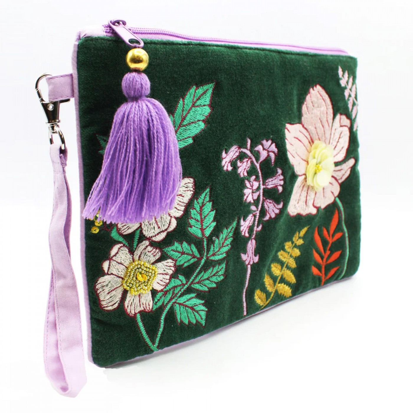 Posy Teal Clutch Bag — Bags & purses from Toolittle — additional view 4