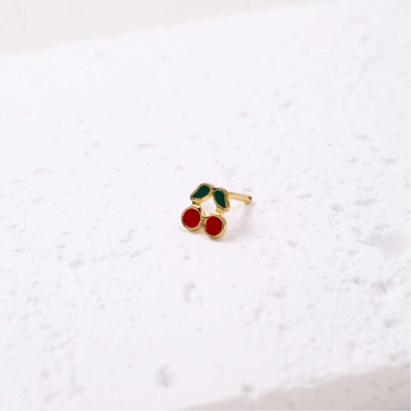 Inox Cherries Piercing Earring — Earrings from Toolittle — additional view 2
