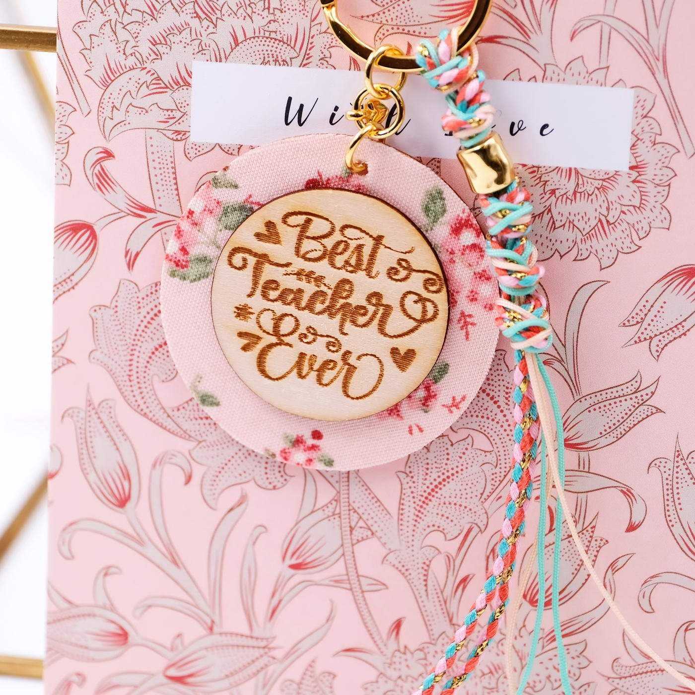 Keychain for the best teacher — Pendants & charms from Toolittle — additional view 3