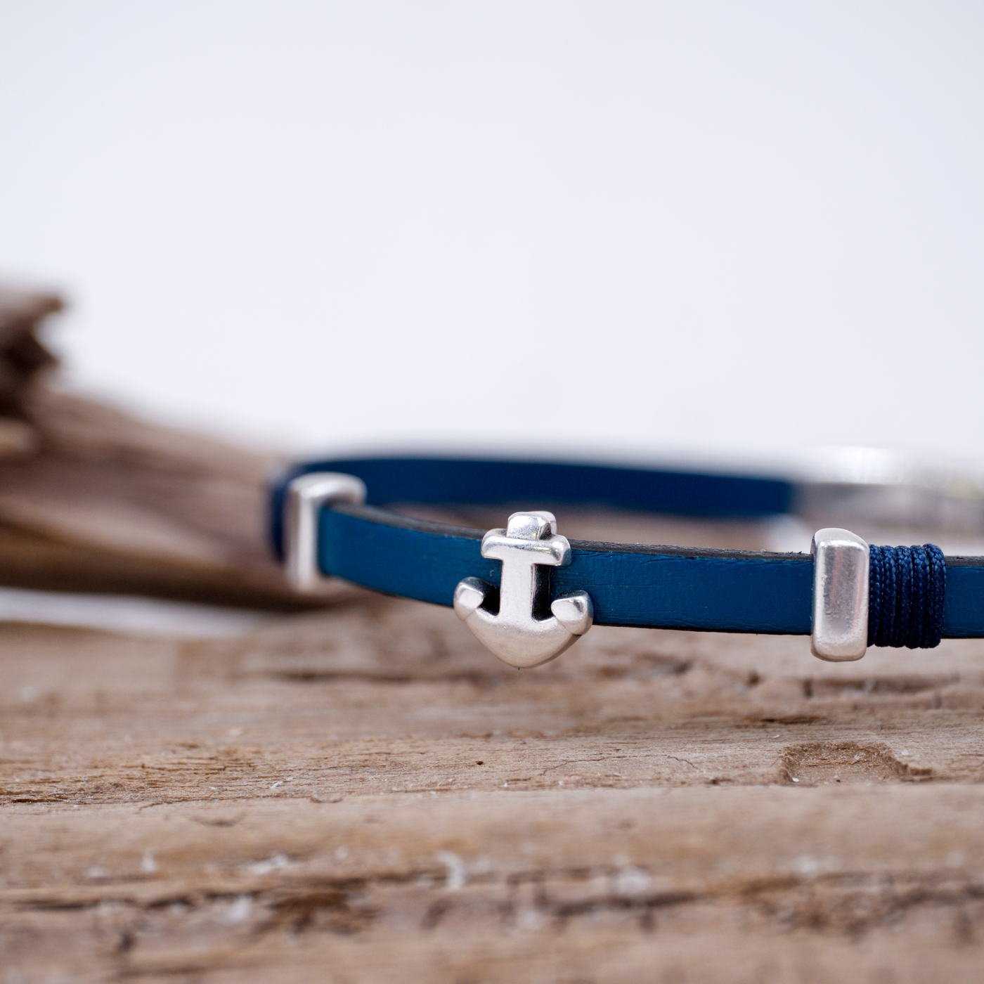 Anchor Men's Leather Bracelet — Bracelets from Toolittle — additional view 2