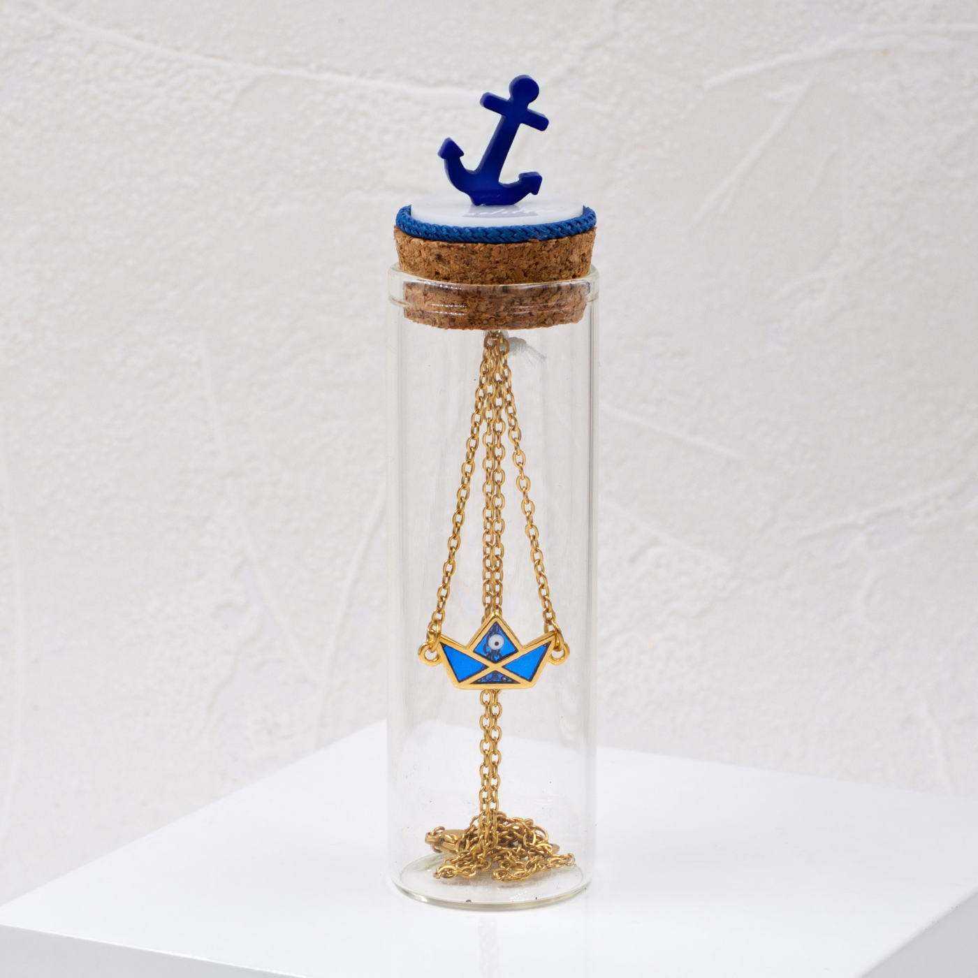 Enamelled boat necklace — Necklaces from Toolittle — additional view 2