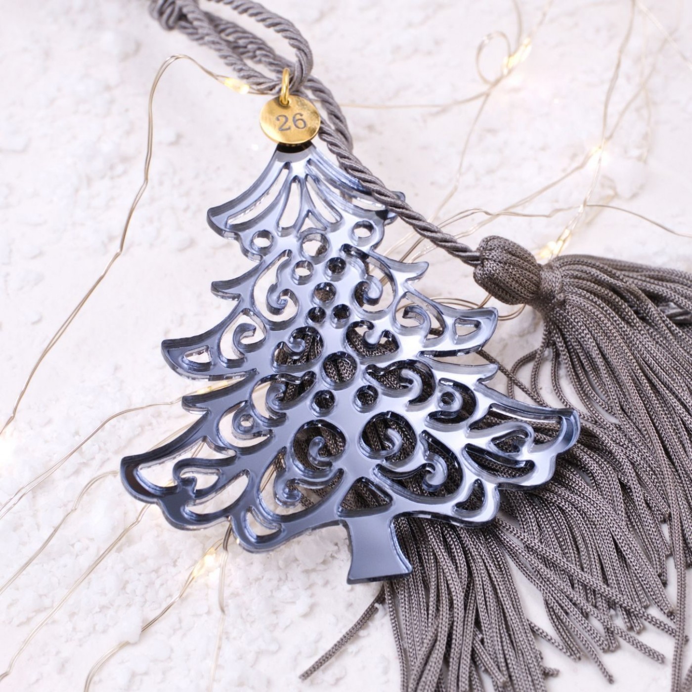 Handmade 2026 Lucky Charm – Plexiglass Christmas Tree — Pendants & charms from Toolittle — additional view 4